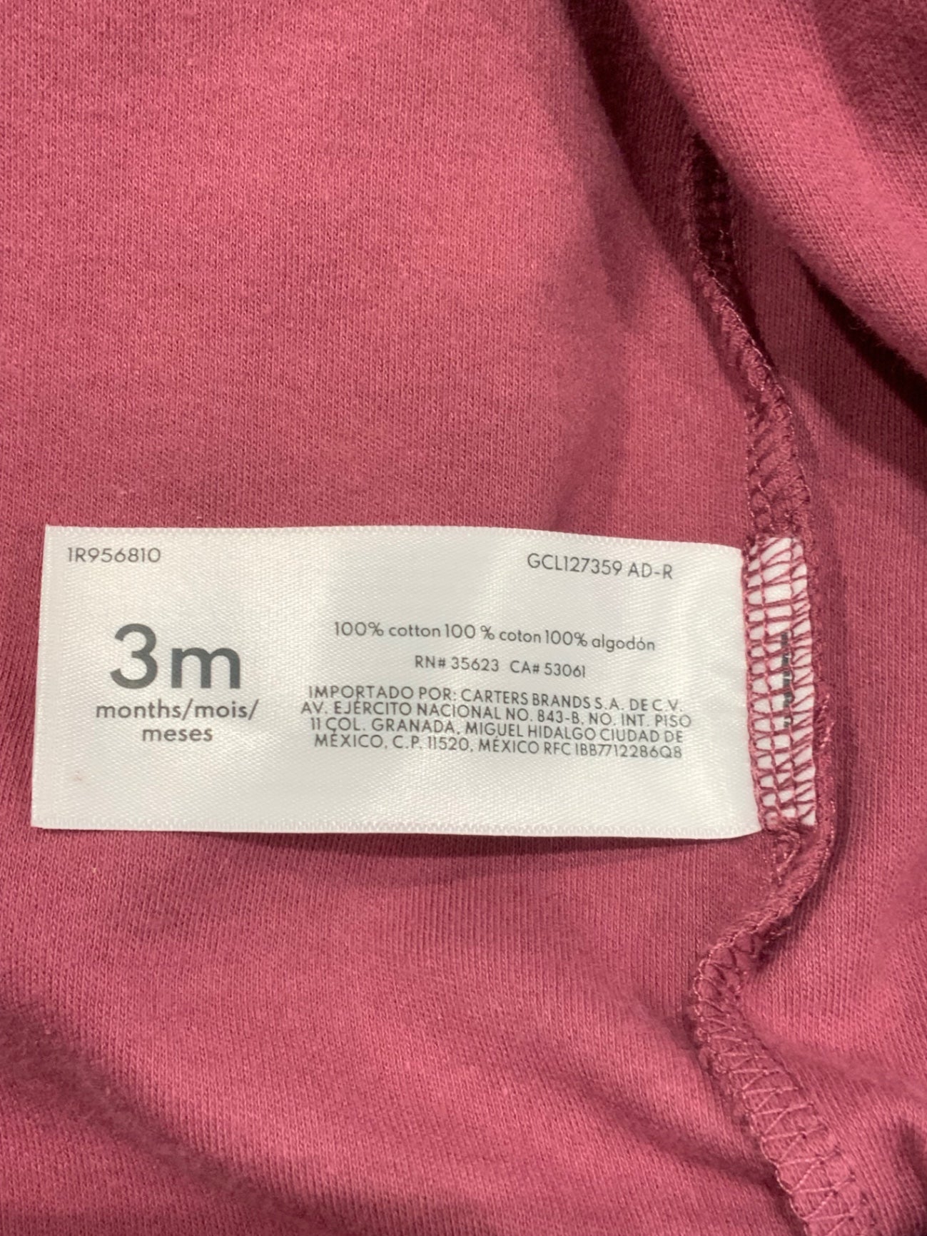 S Carter's Pyjamas 62 hjärtan