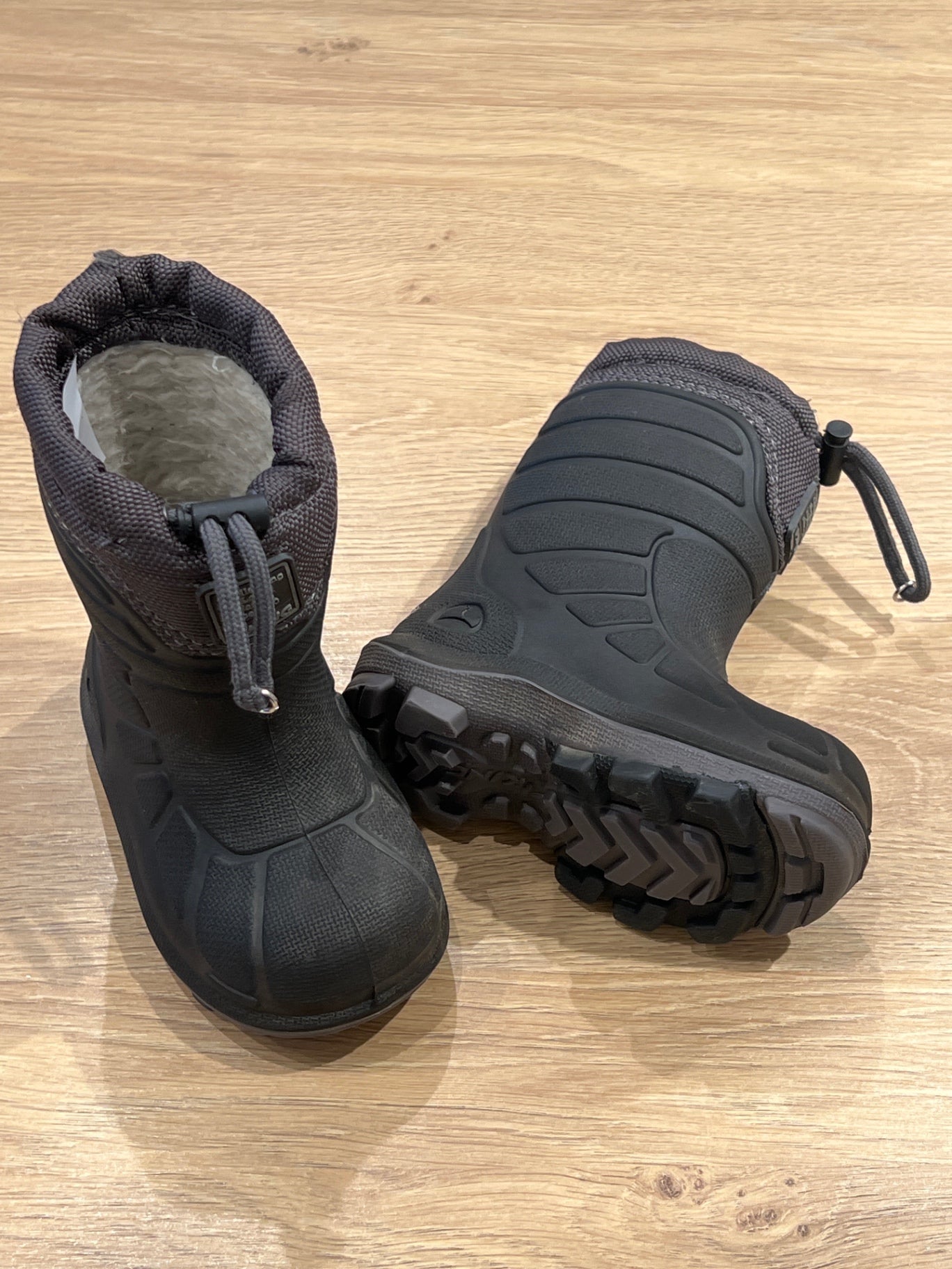 S Viking Vinterstövlar 22 Svart/Grå