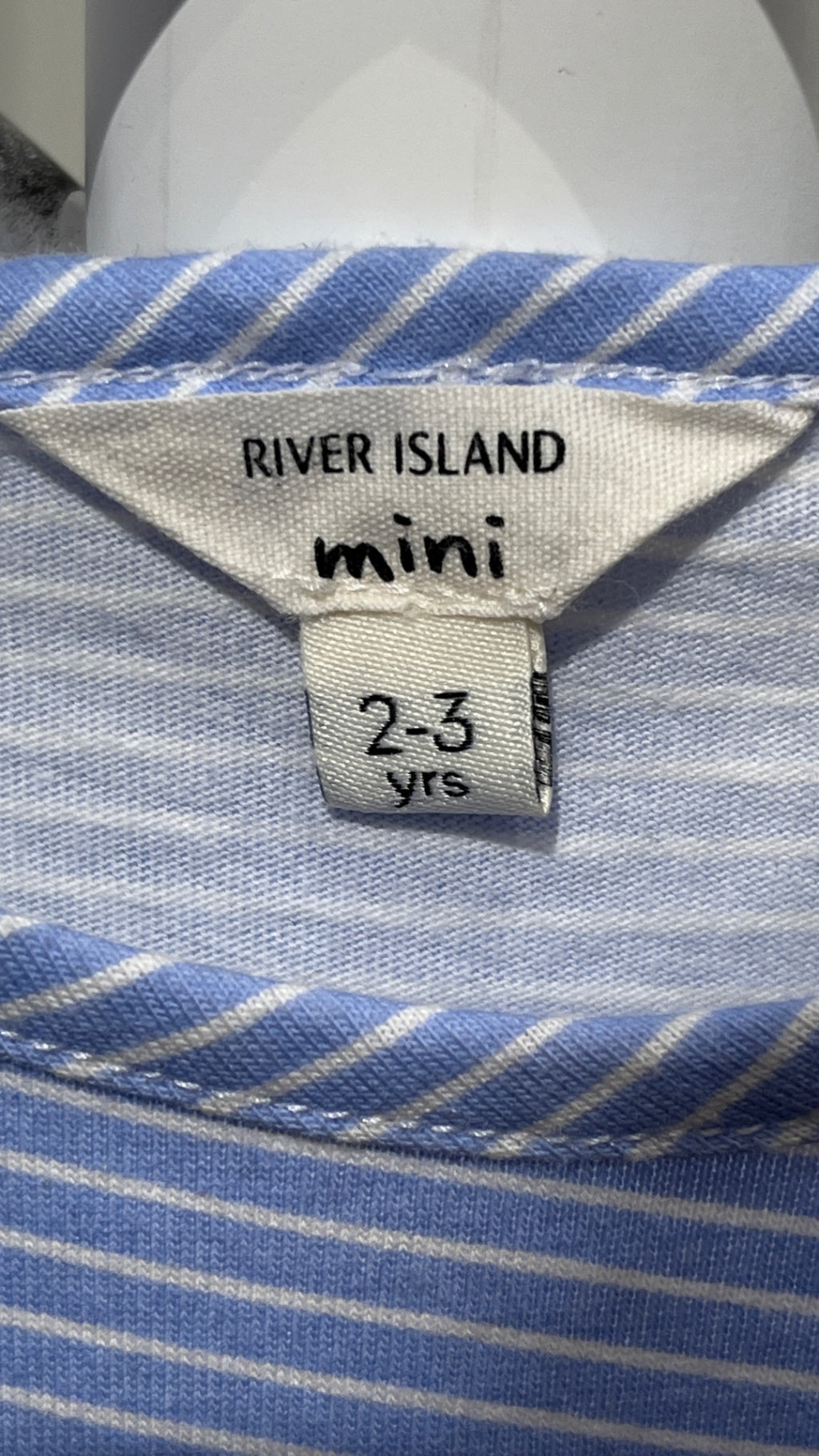S River Island Linne 98 Blå/Randig