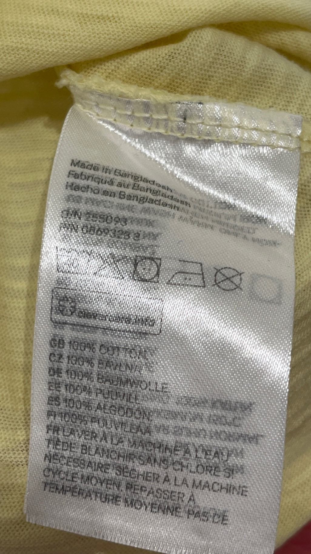 S H&M Tröja 98/104 Gul