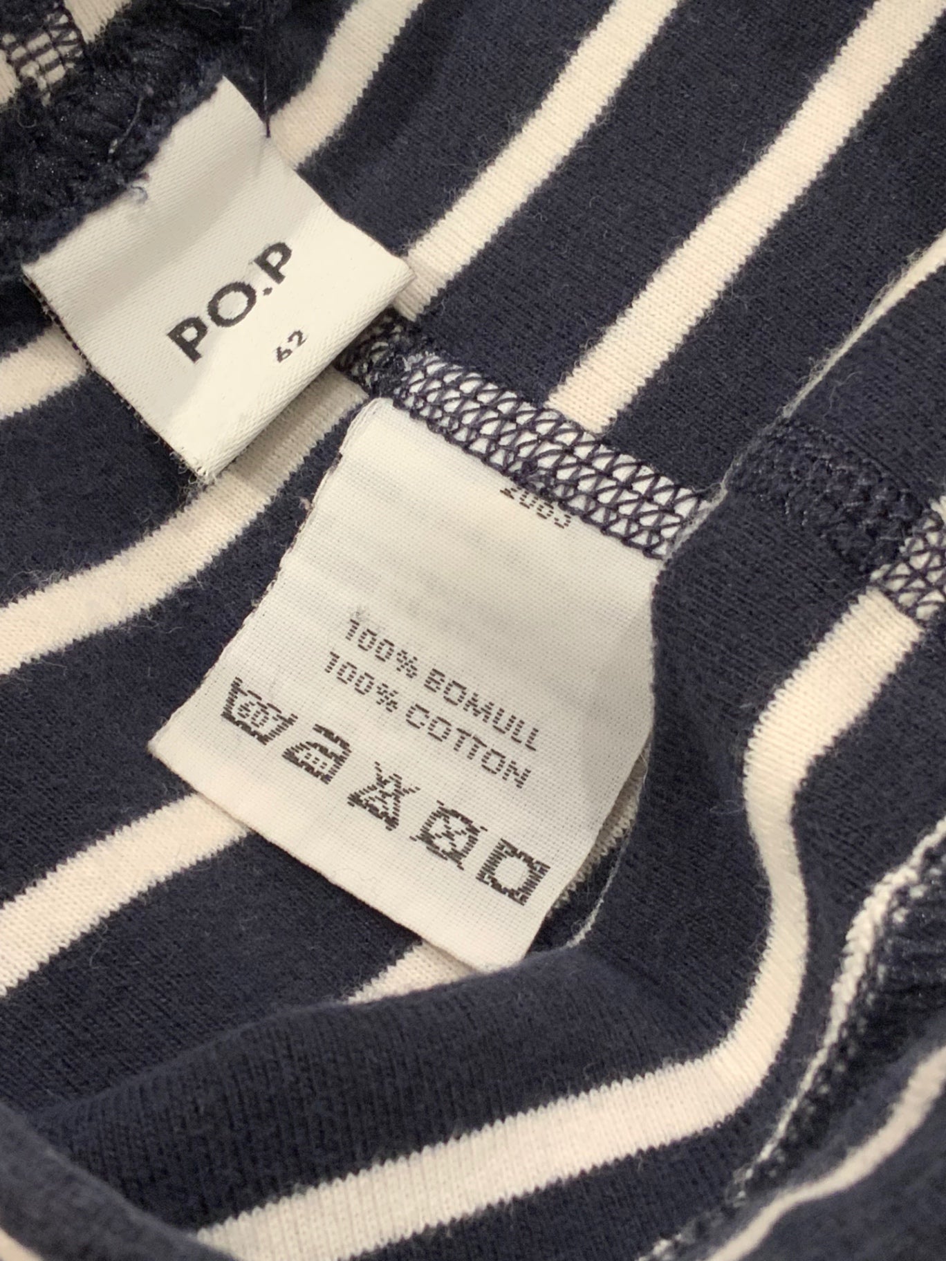 S Polarn o. Pyret Leggings 62 blå/randig