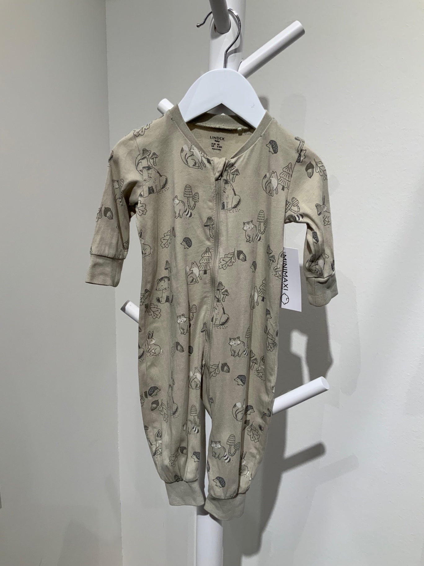 S Lindex Pyjamas 68 Grön/Skogstema