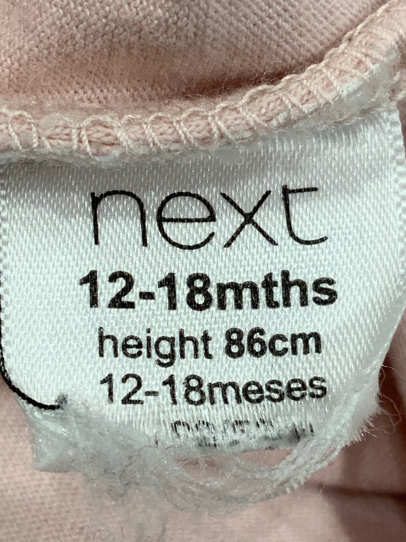S Next klänning rosa 86