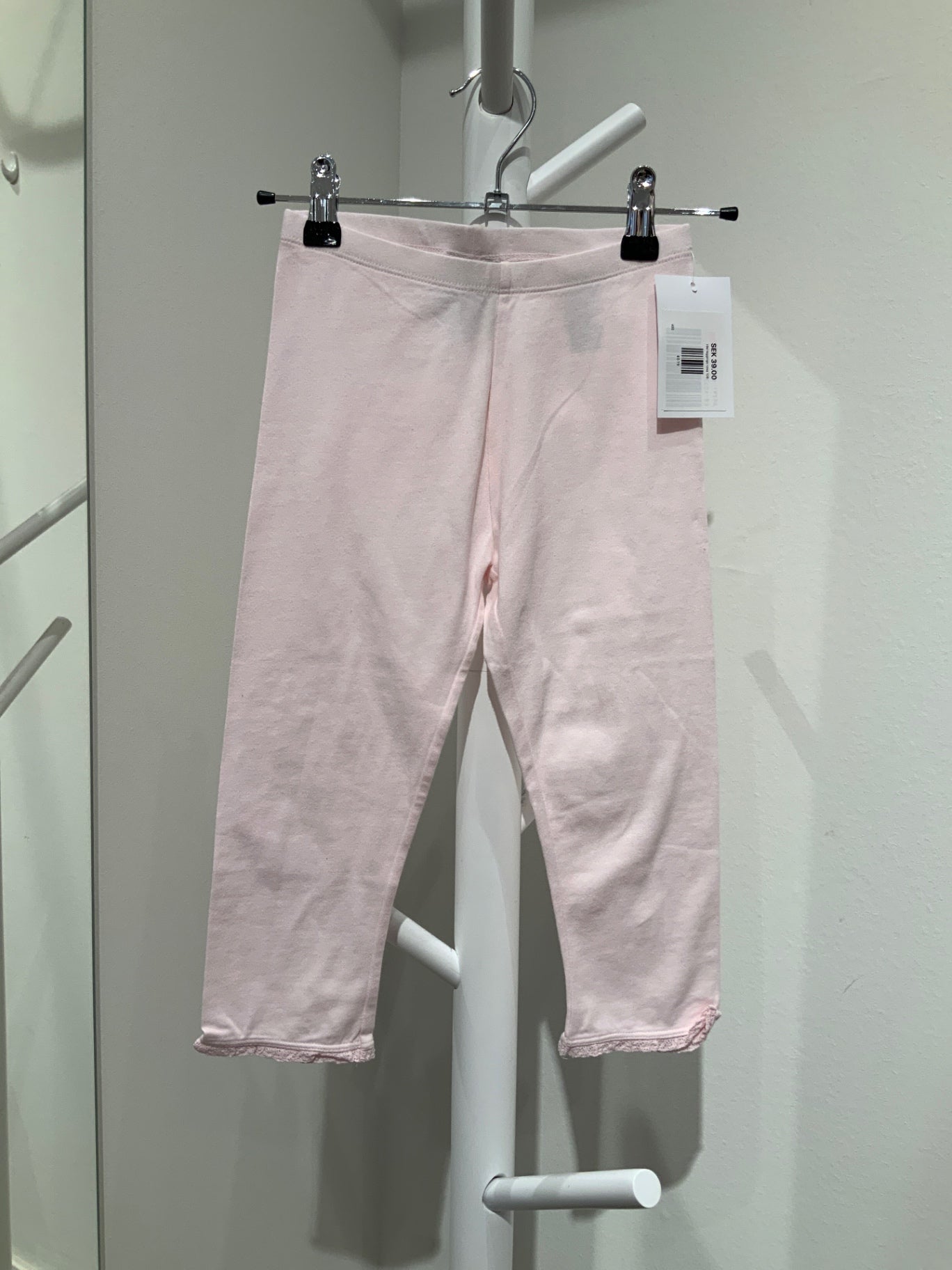 S HM leggings rosa 128