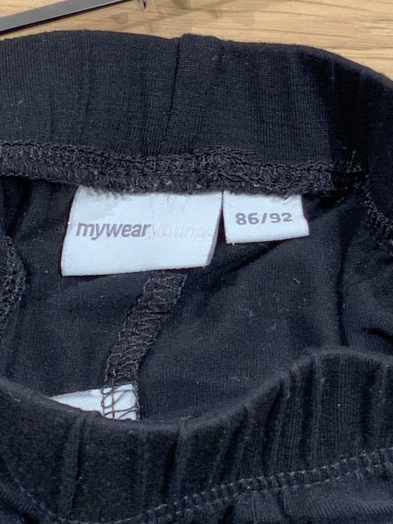 S MyWear Byxor 86/92 Svart