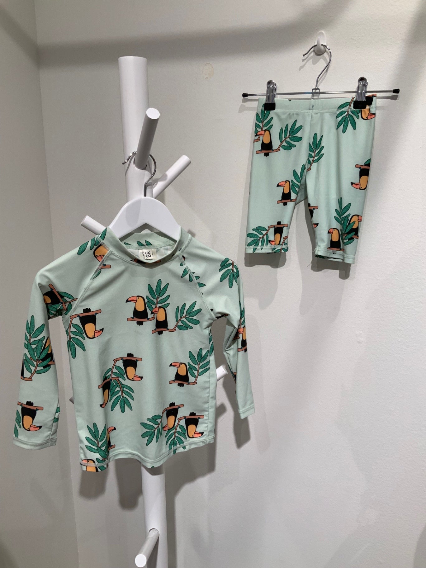S Lindex UV-set 98/104 grön