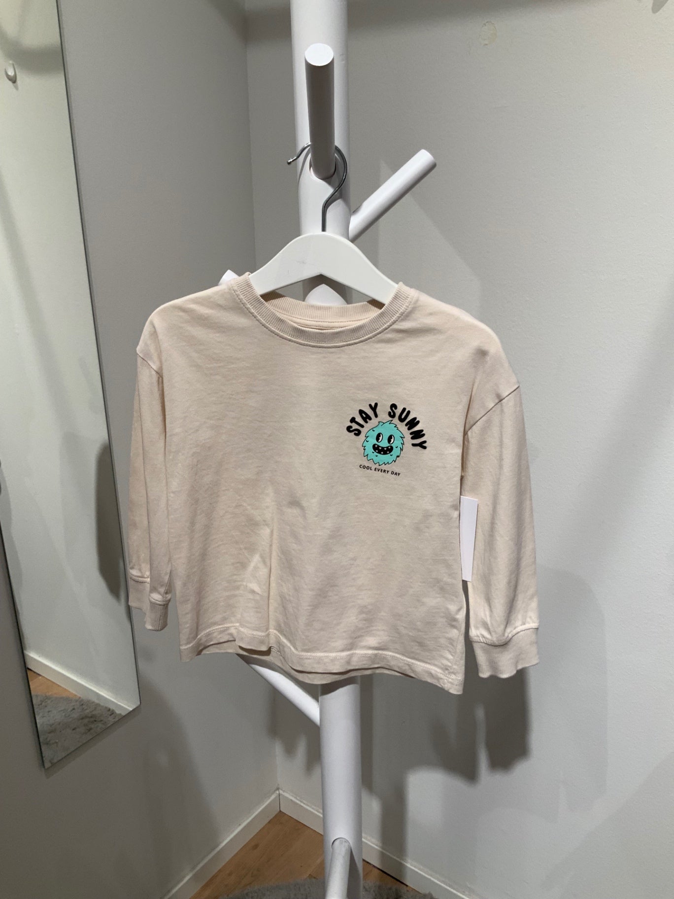 S Kappahl Långärmad tröja 86/92 Beige/Sunny