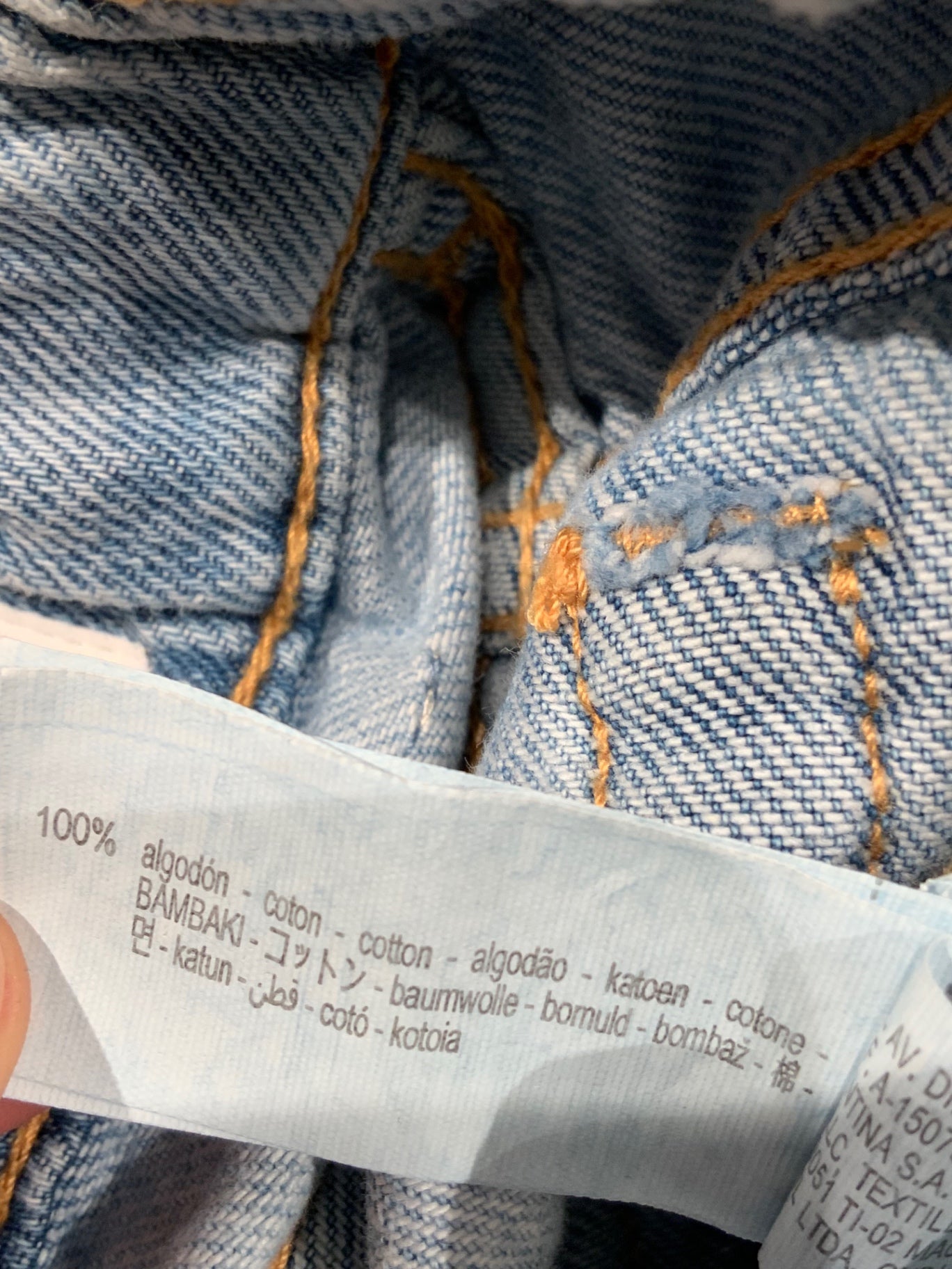 S Zara Jeans 122 Ljus denim