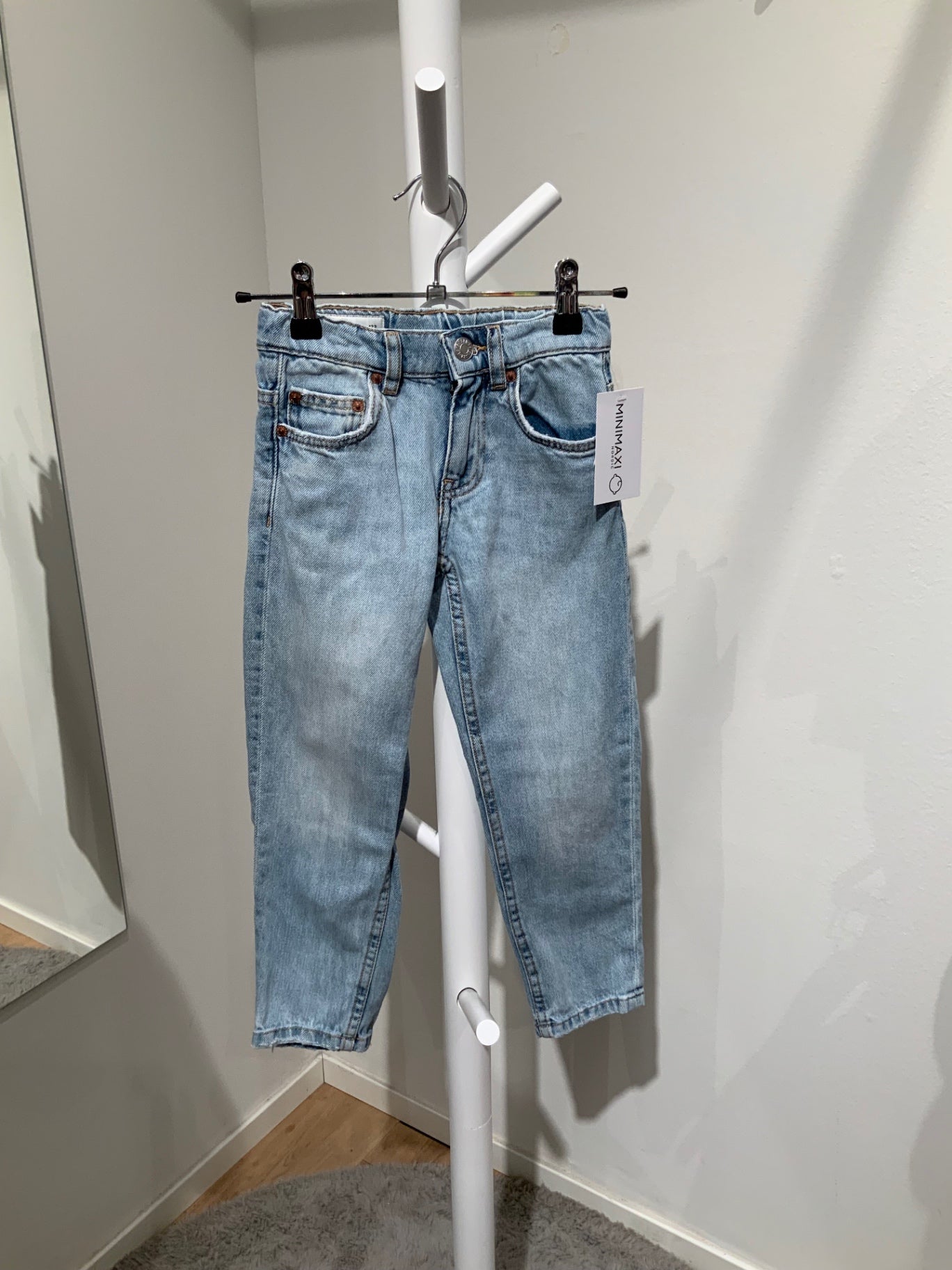 S Zara Jeans 122 Ljus denim