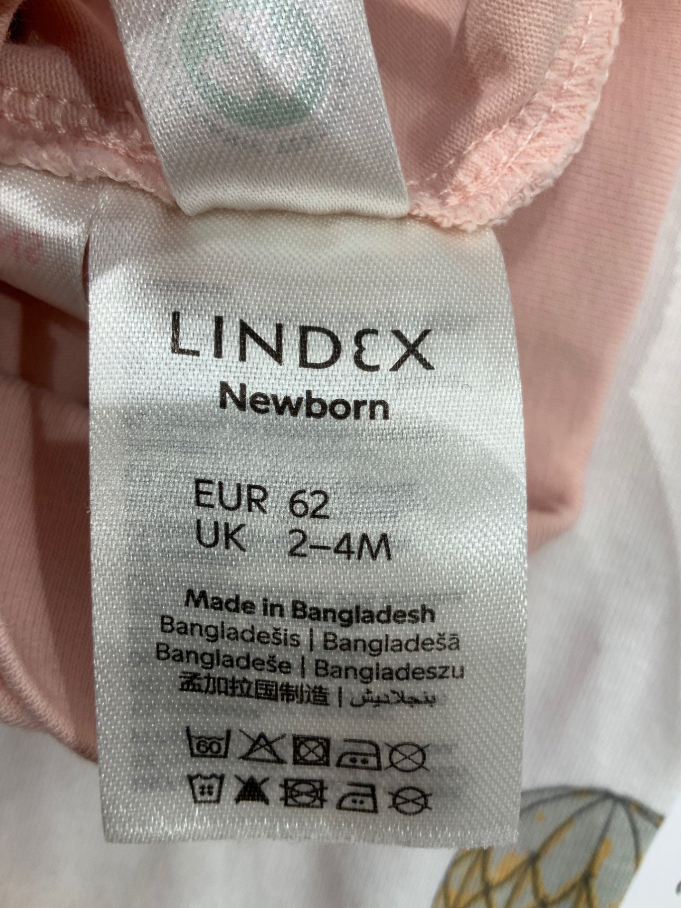 S Lindex Leggings 62 rosa
