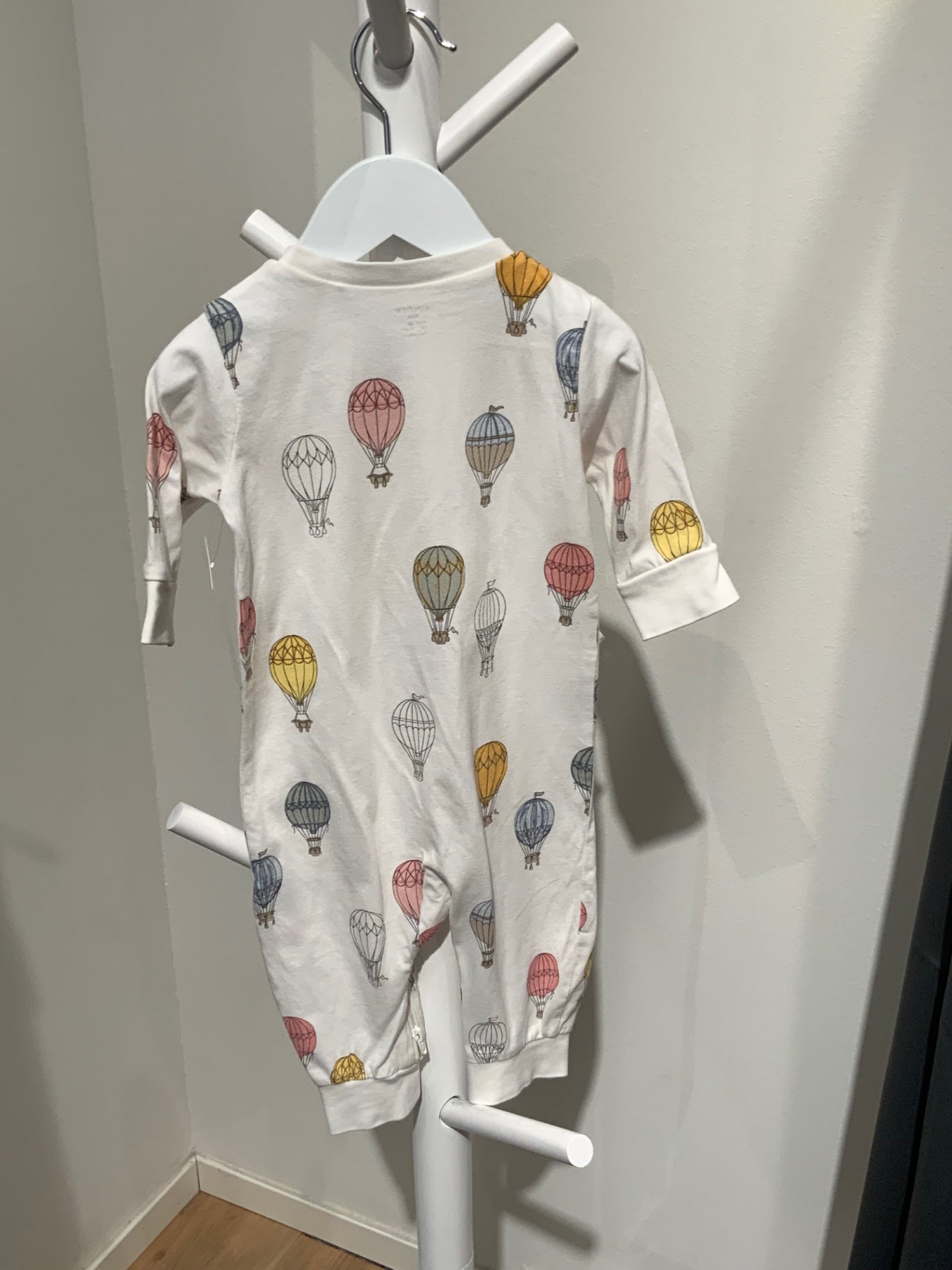 S Lindex Pyjamas 68 Vit/luftballong