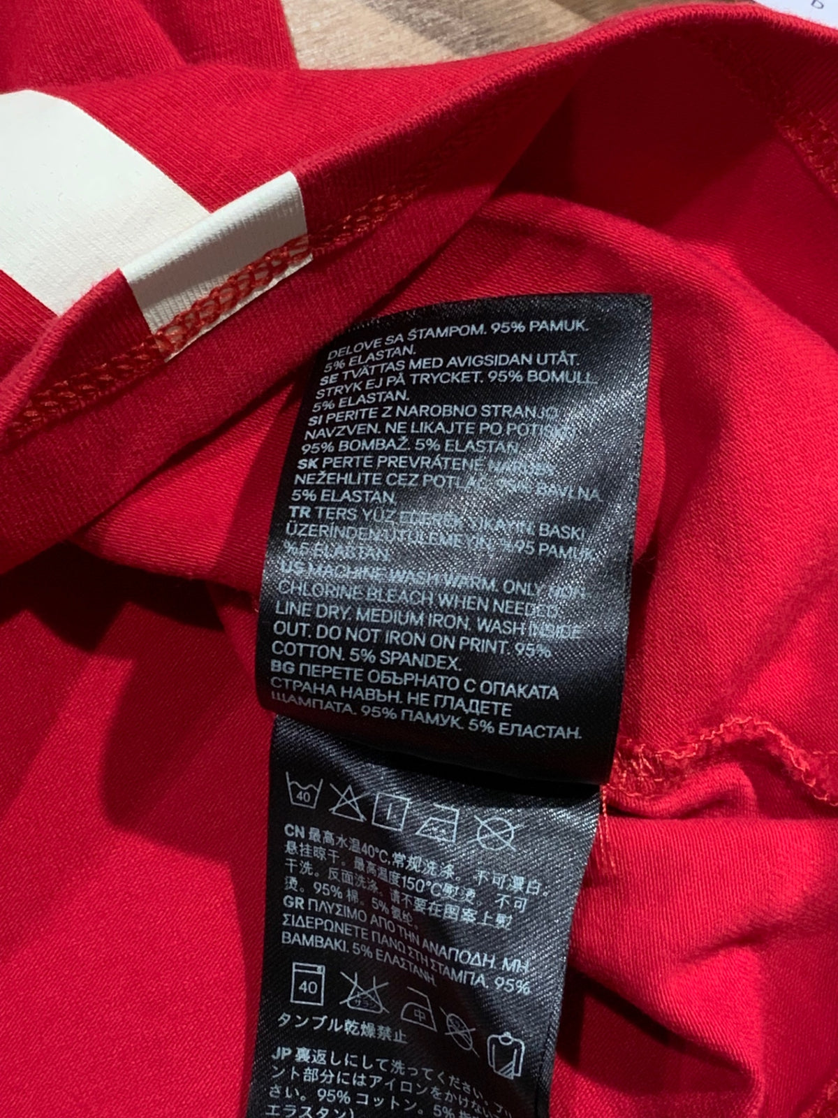 H&M Tröja 86 Röd/Jultema