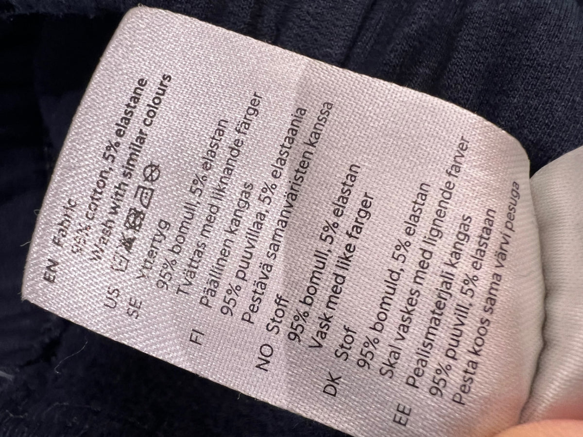 Lindex Byxor 122 Mörkblå (borstad insida)