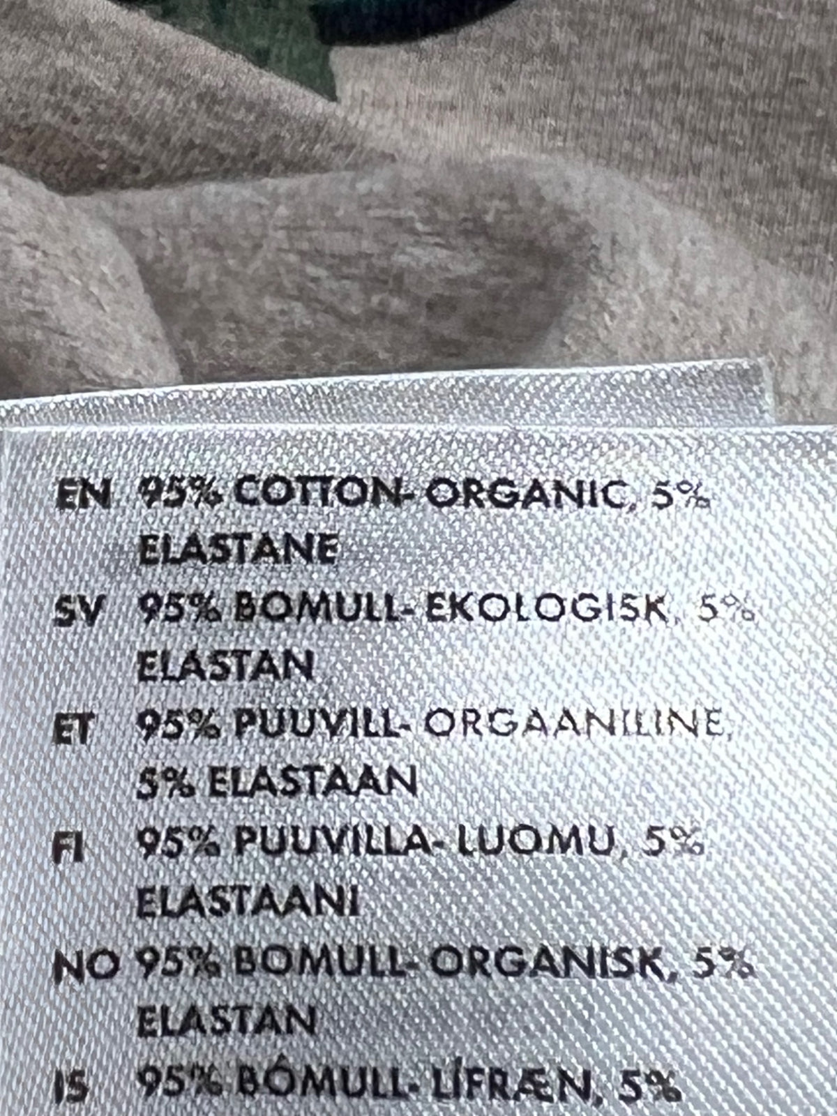 PoP (Polarn O. Pyret) Tröja borstad insida 110 Gråbrun/Skog