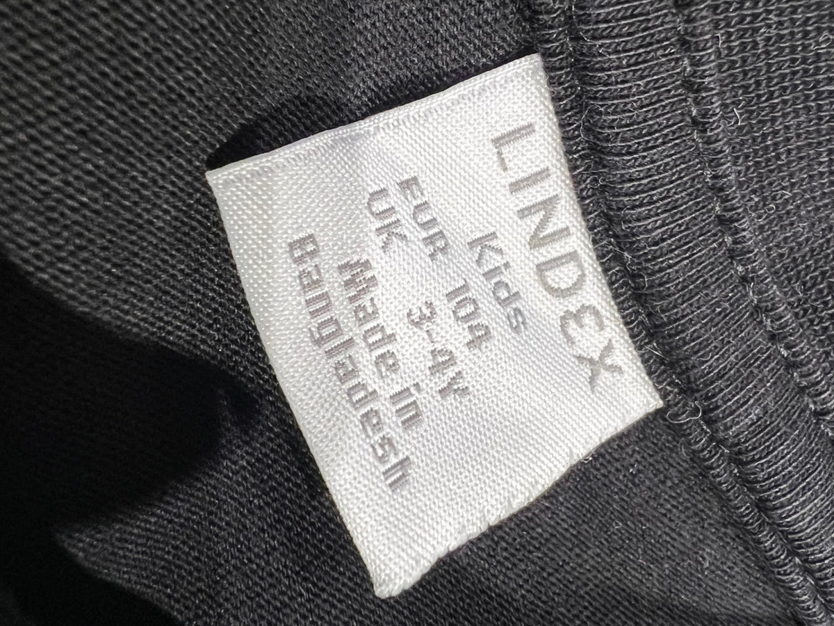 Lindex Långärmad tröja 104 Svart/Truck