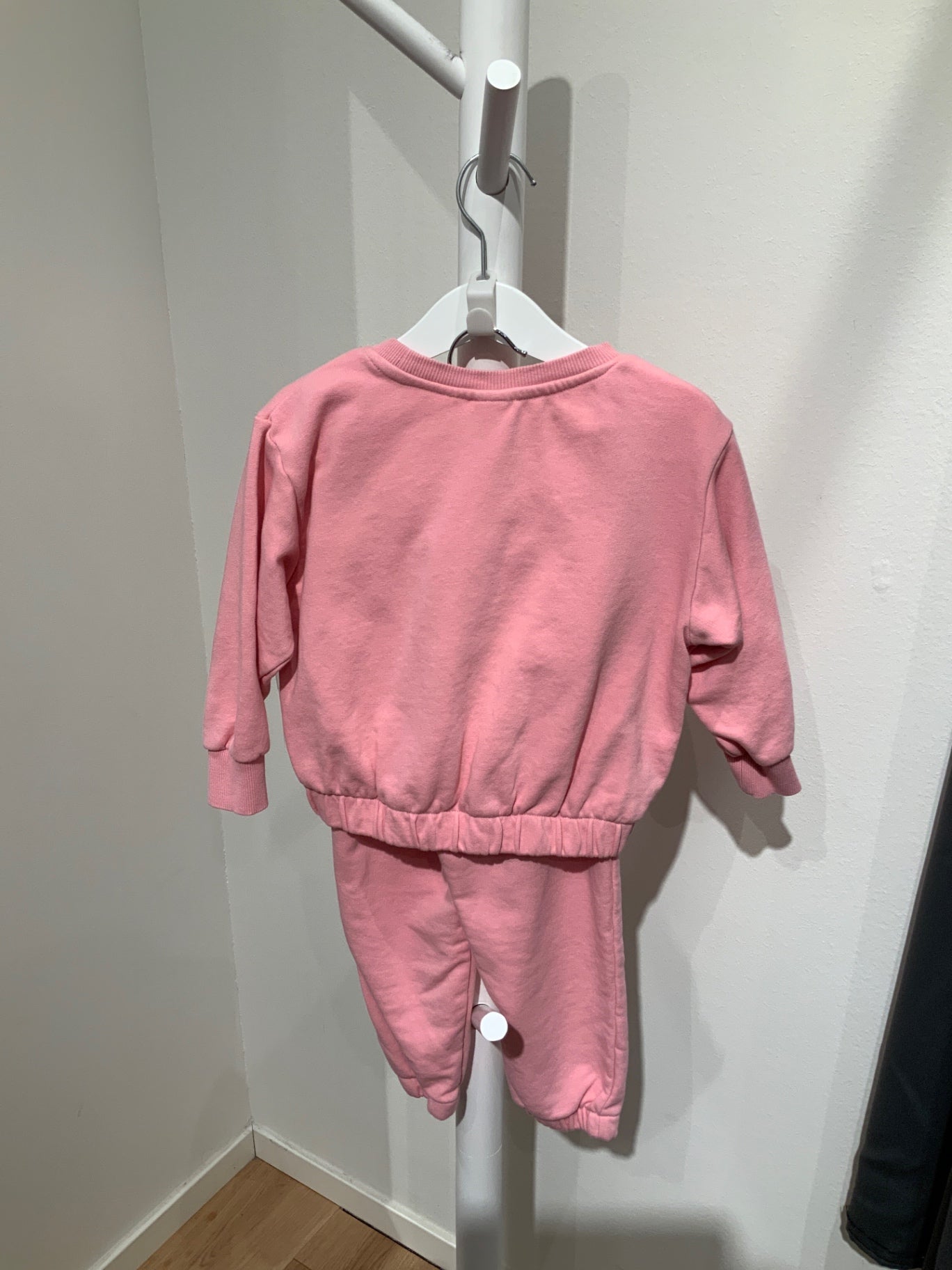 S Lupilu Sweatshirt och mjukisbyxor set 98/104 Rosa