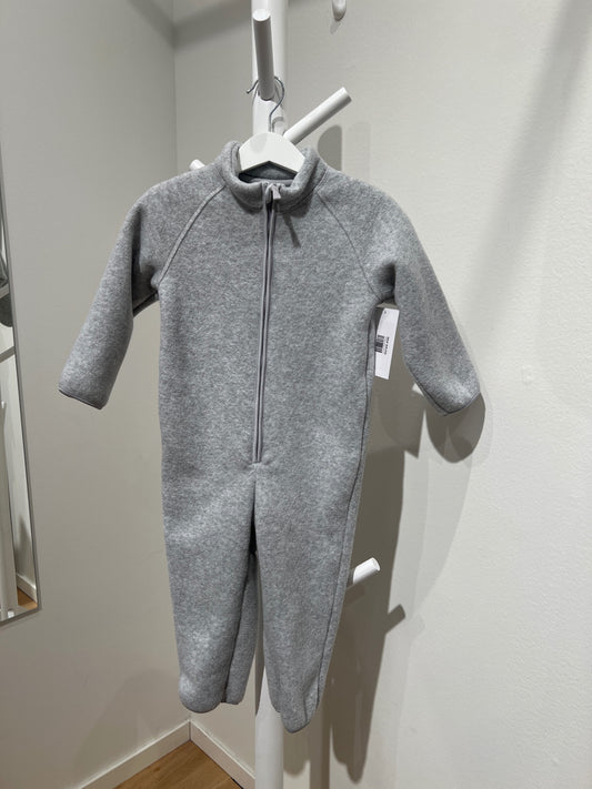 S H&M fleeceoverall 86 Grå