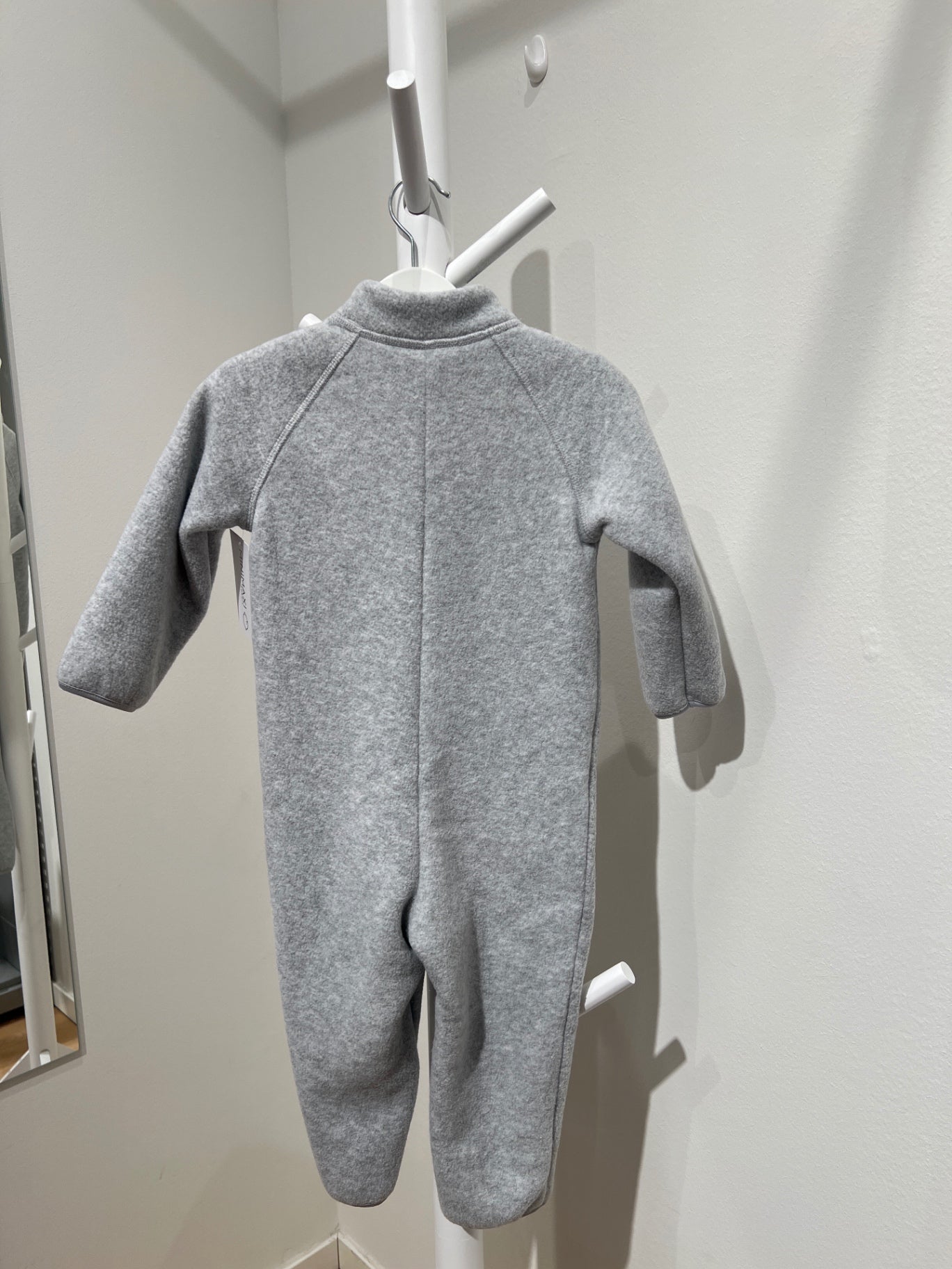 S H&M fleeceoverall 86 Grå