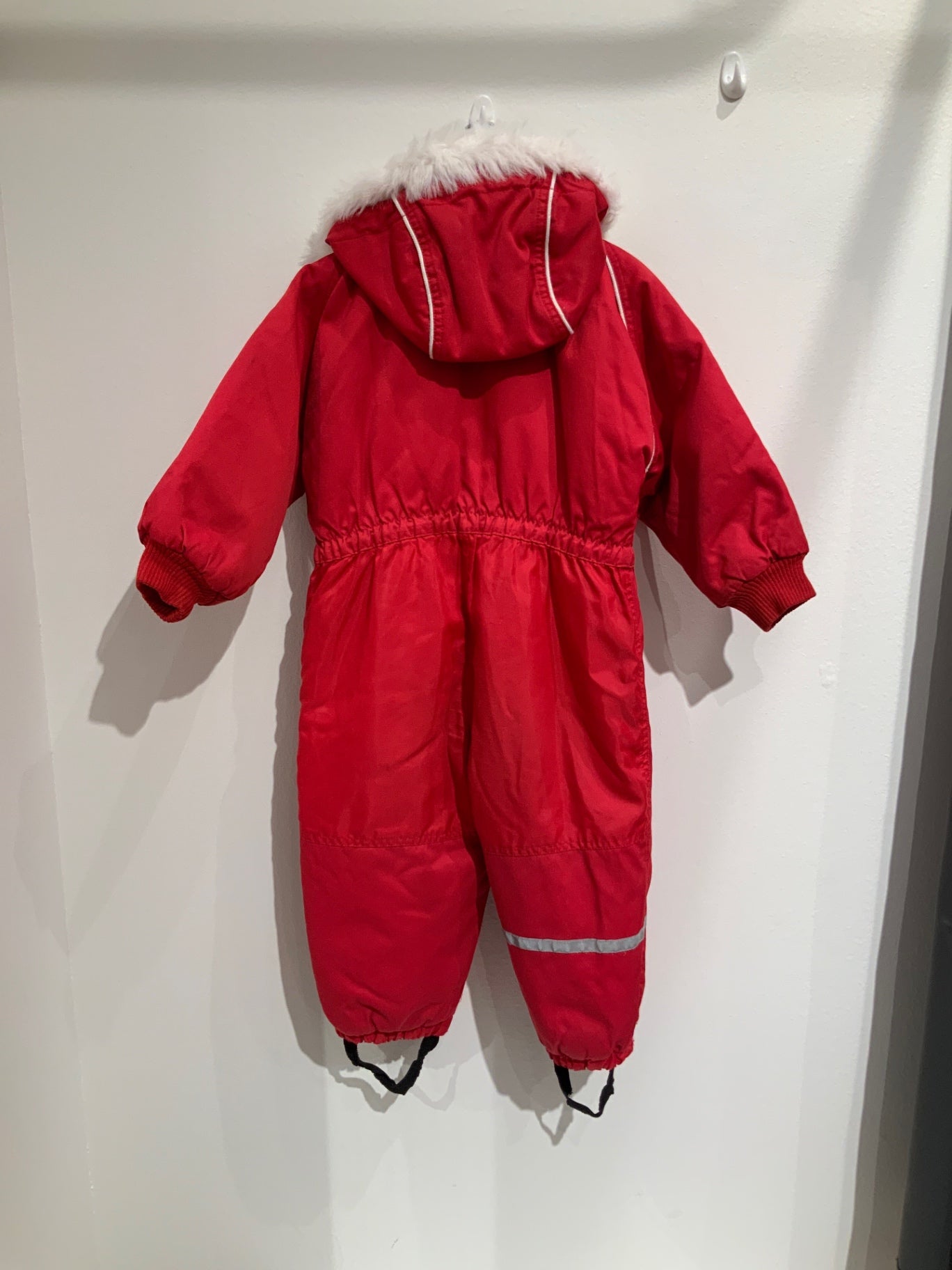 S Vintage Beaver Overall 92 röd