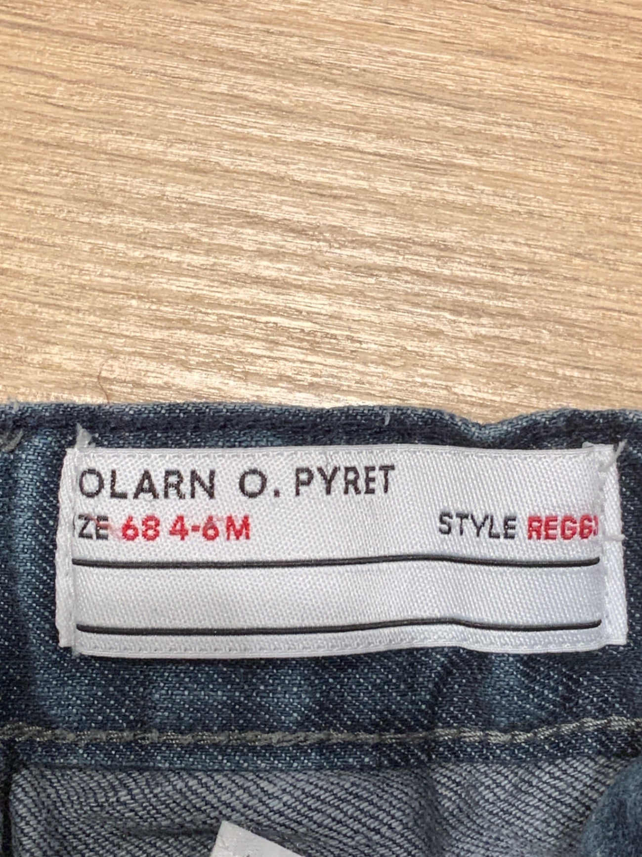 Polarn o. Pyret Jeans 68 Blå