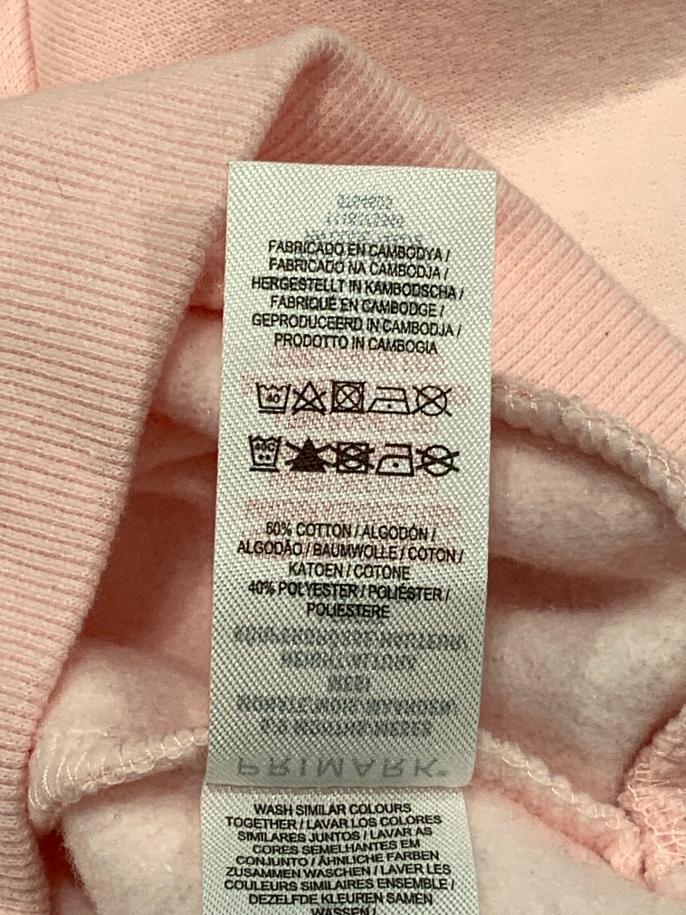 S Primark Sweatshirt 74 Rosa - MiniMe