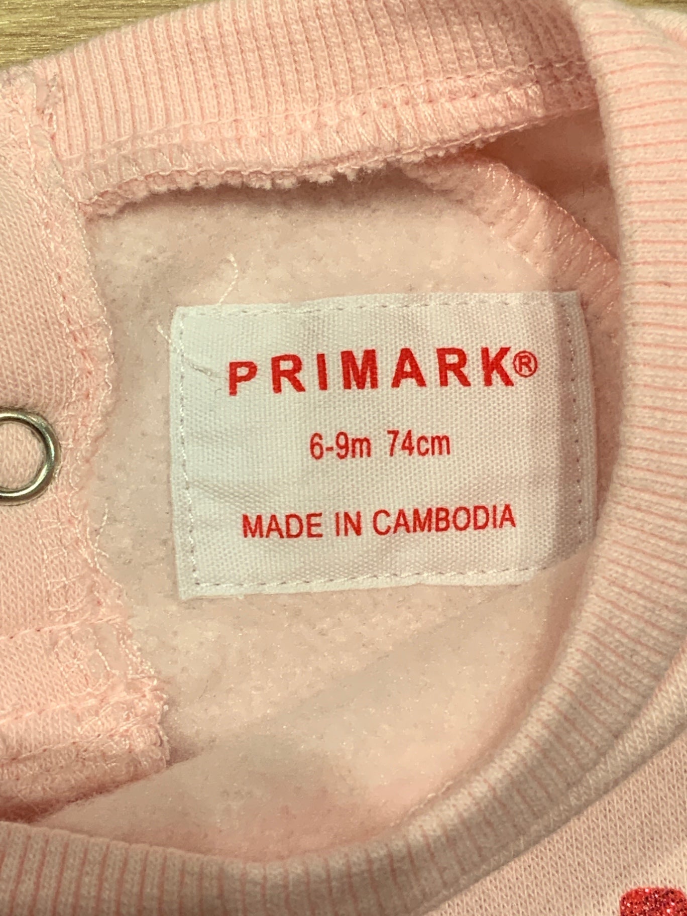 S Primark Sweatshirt 74 Rosa - MiniMe