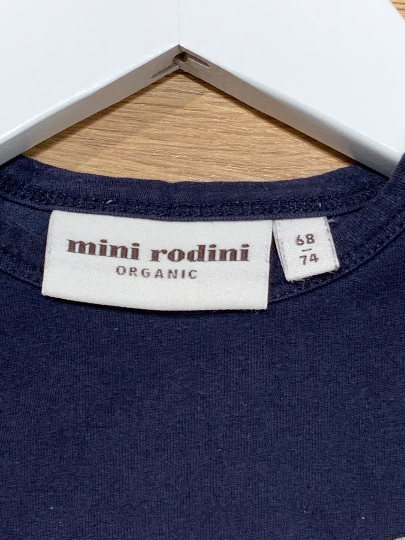 S Mini Rodini T-shirt 68/74 Blå/Flodhäst