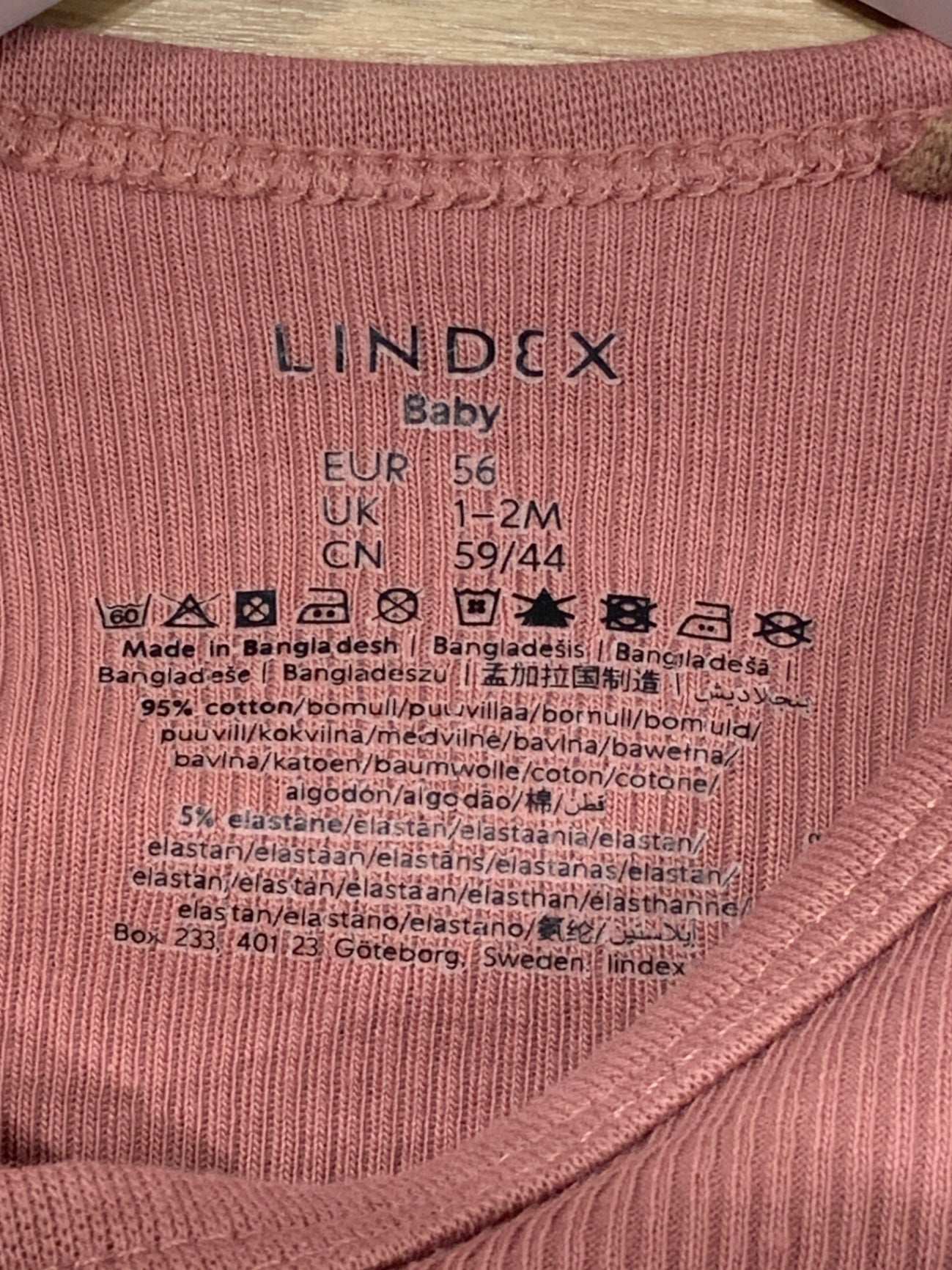 S Lindex Body 56 Rosa