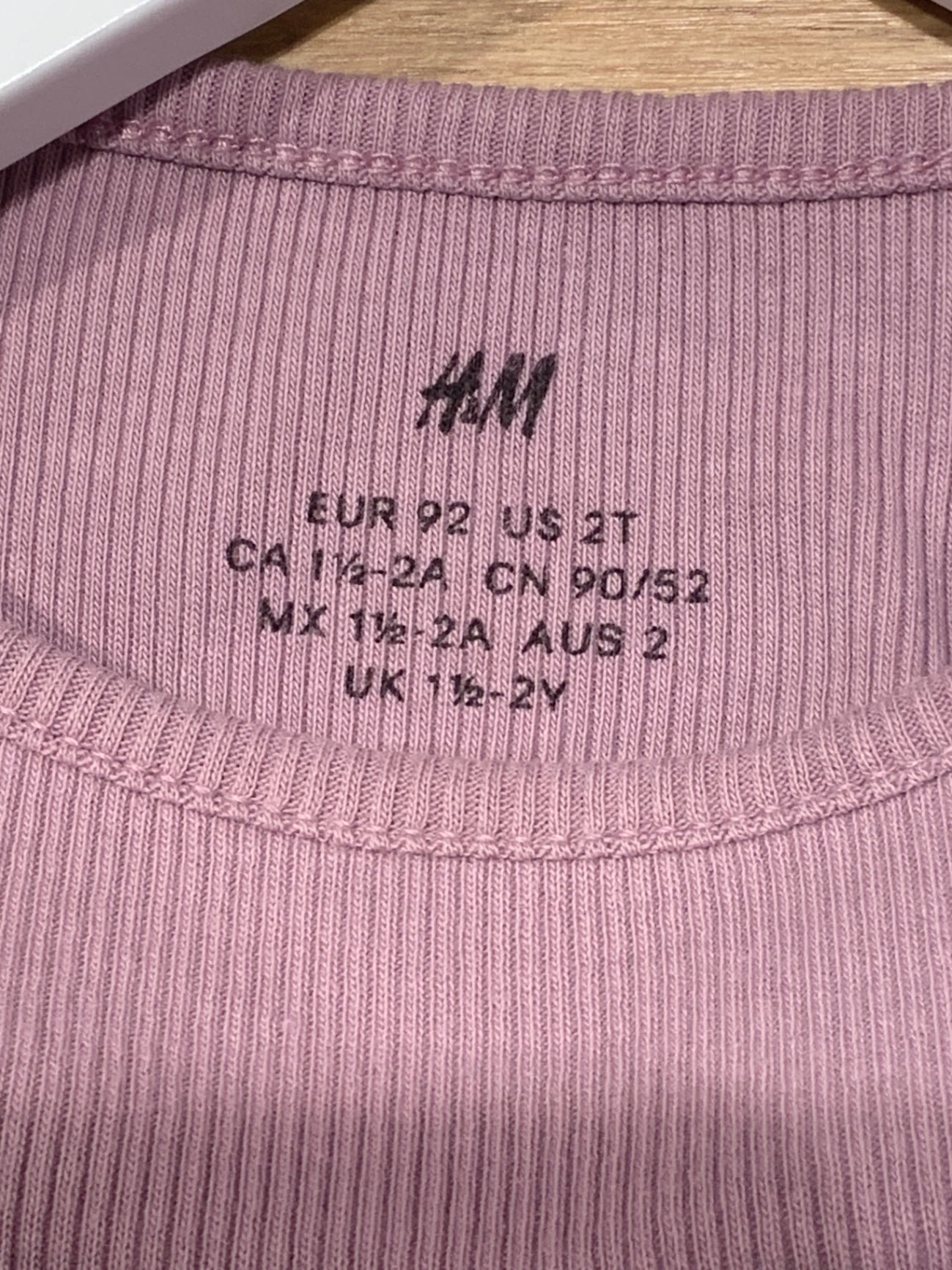 S H&M Klänning 92 Lila