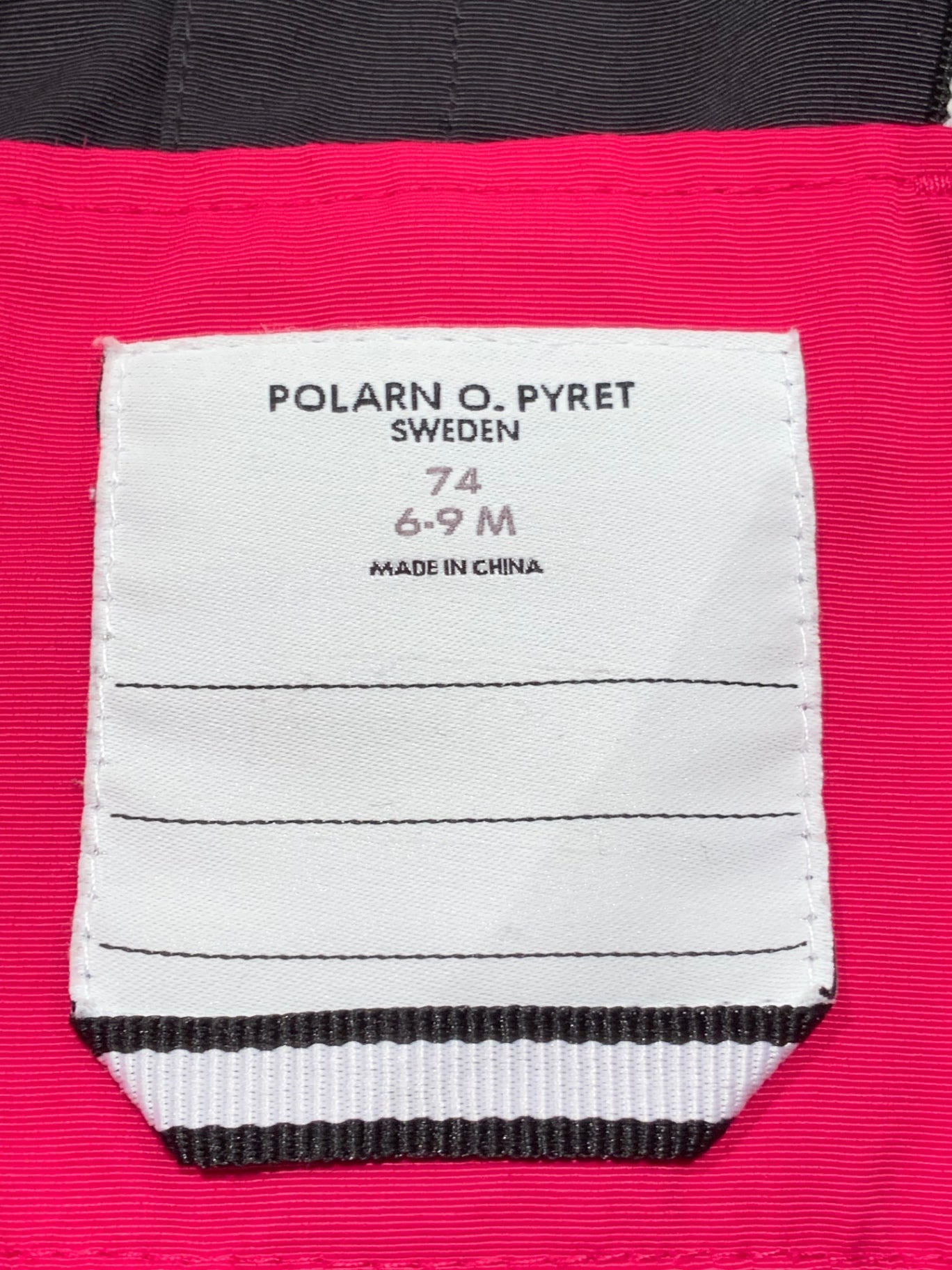 S Polarn o. Pyret Skalbyxor 74 rosa