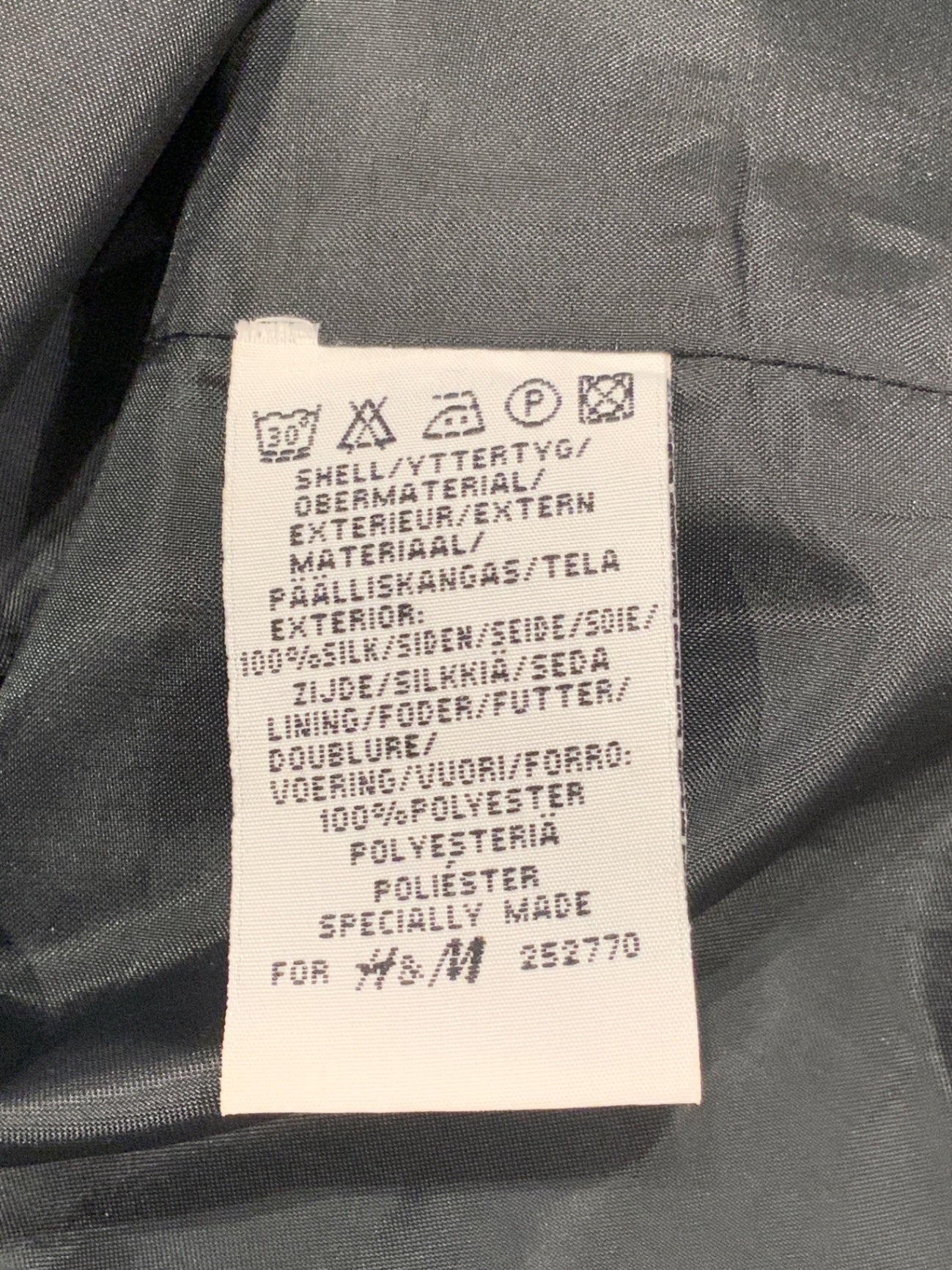 S H&M Festklänning 38 Svart