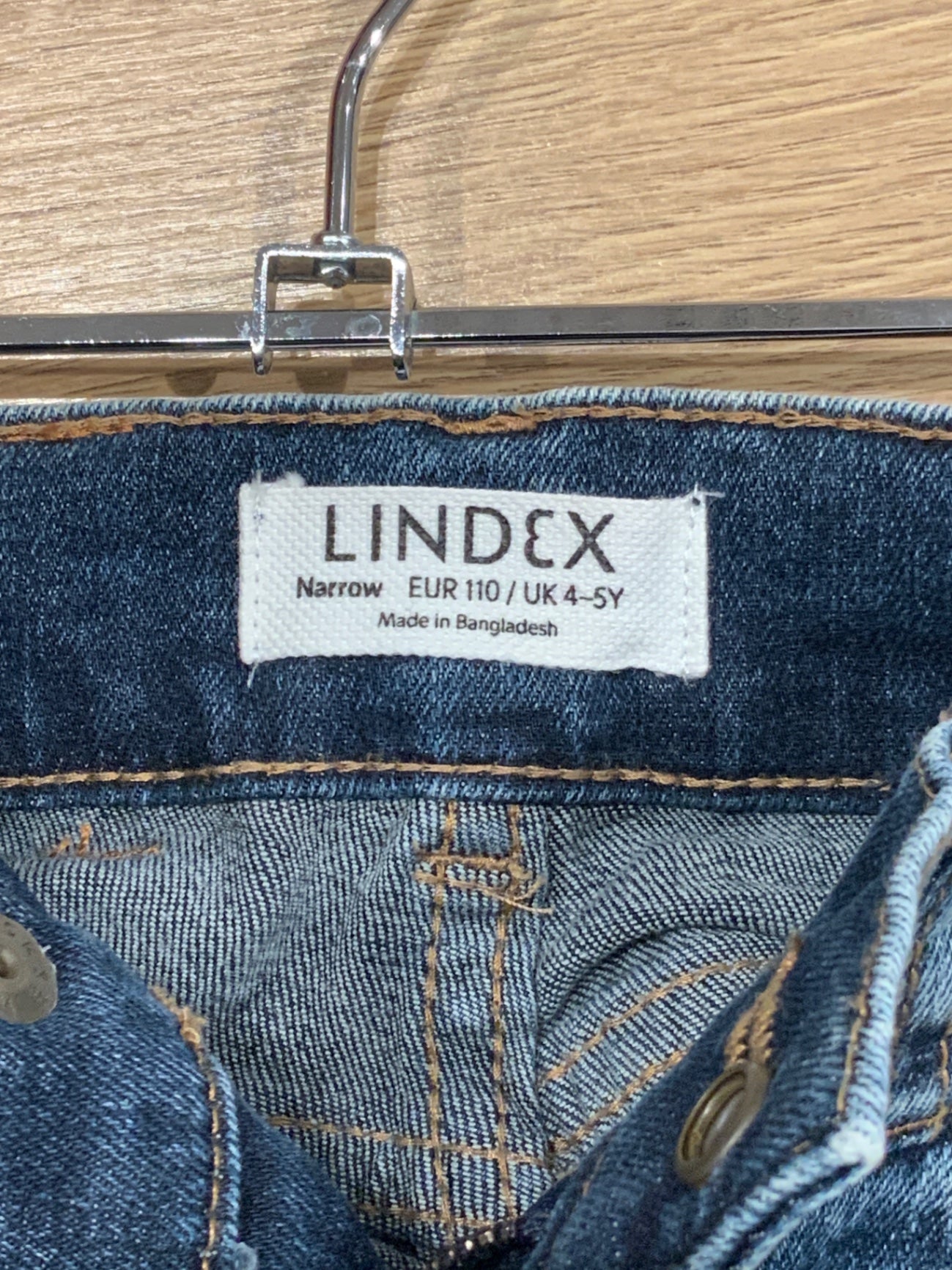 S Lindex Jeansbyxor 110 Blå