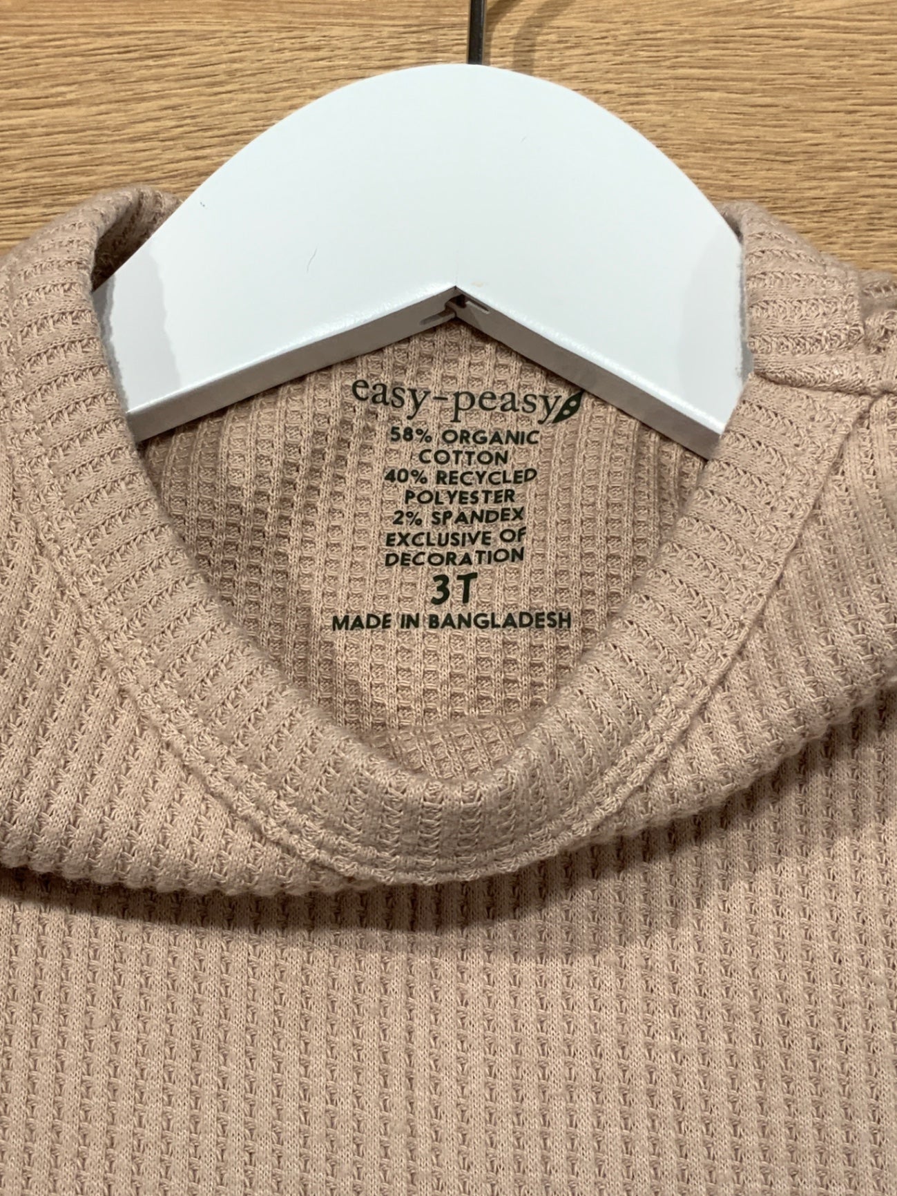 S Easy-Peasy Tröja 98 Beige Ny