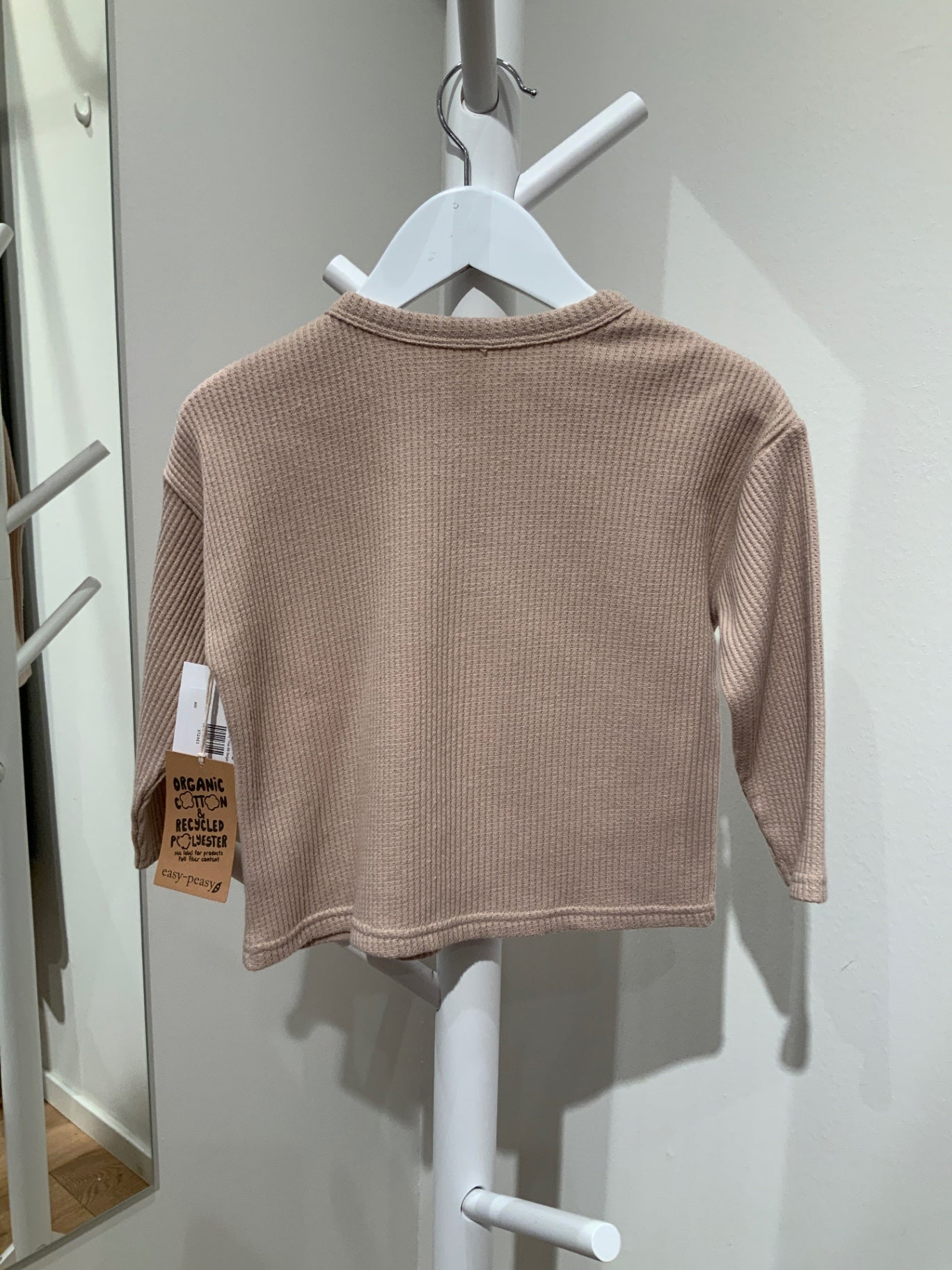 S Easy-Peasy Tröja 98 Beige Ny