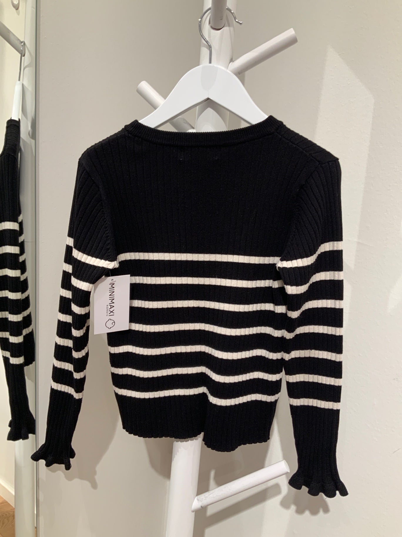 S H&M Tröja 122/128 Svart/Randig