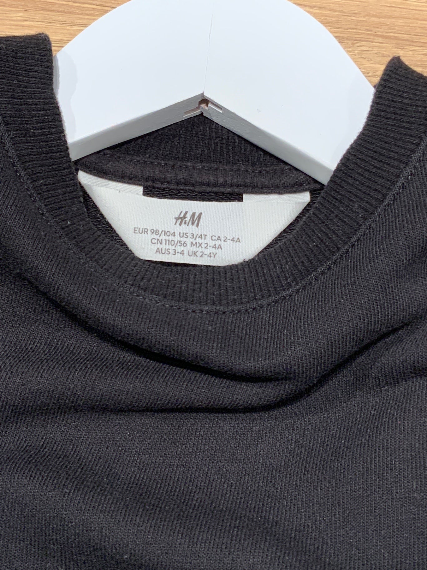 S H&M Klänning 98/104 Svart