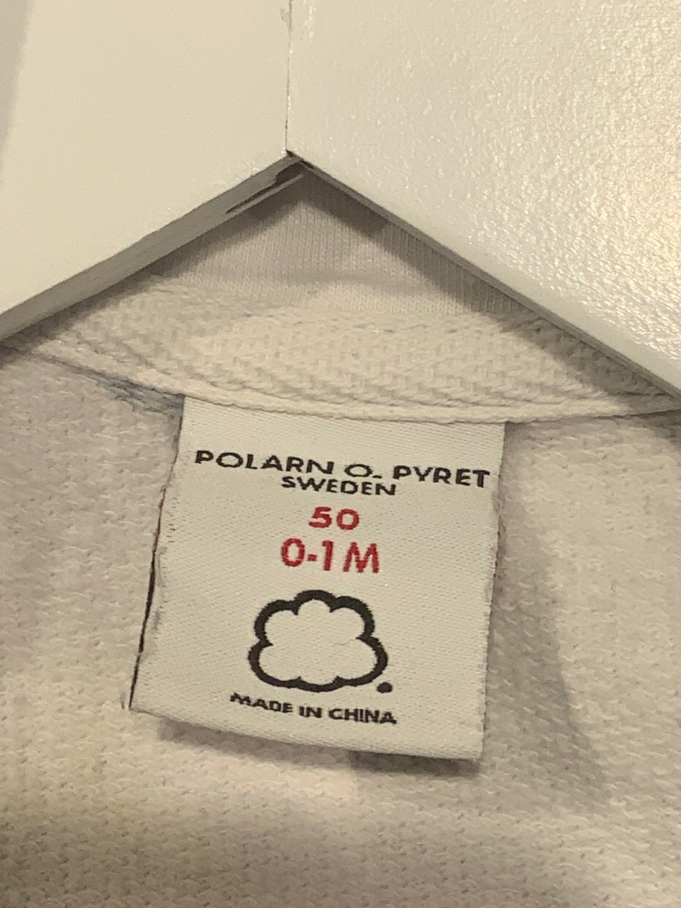 S Polarn o. Pyret Onesie 50 Elefant