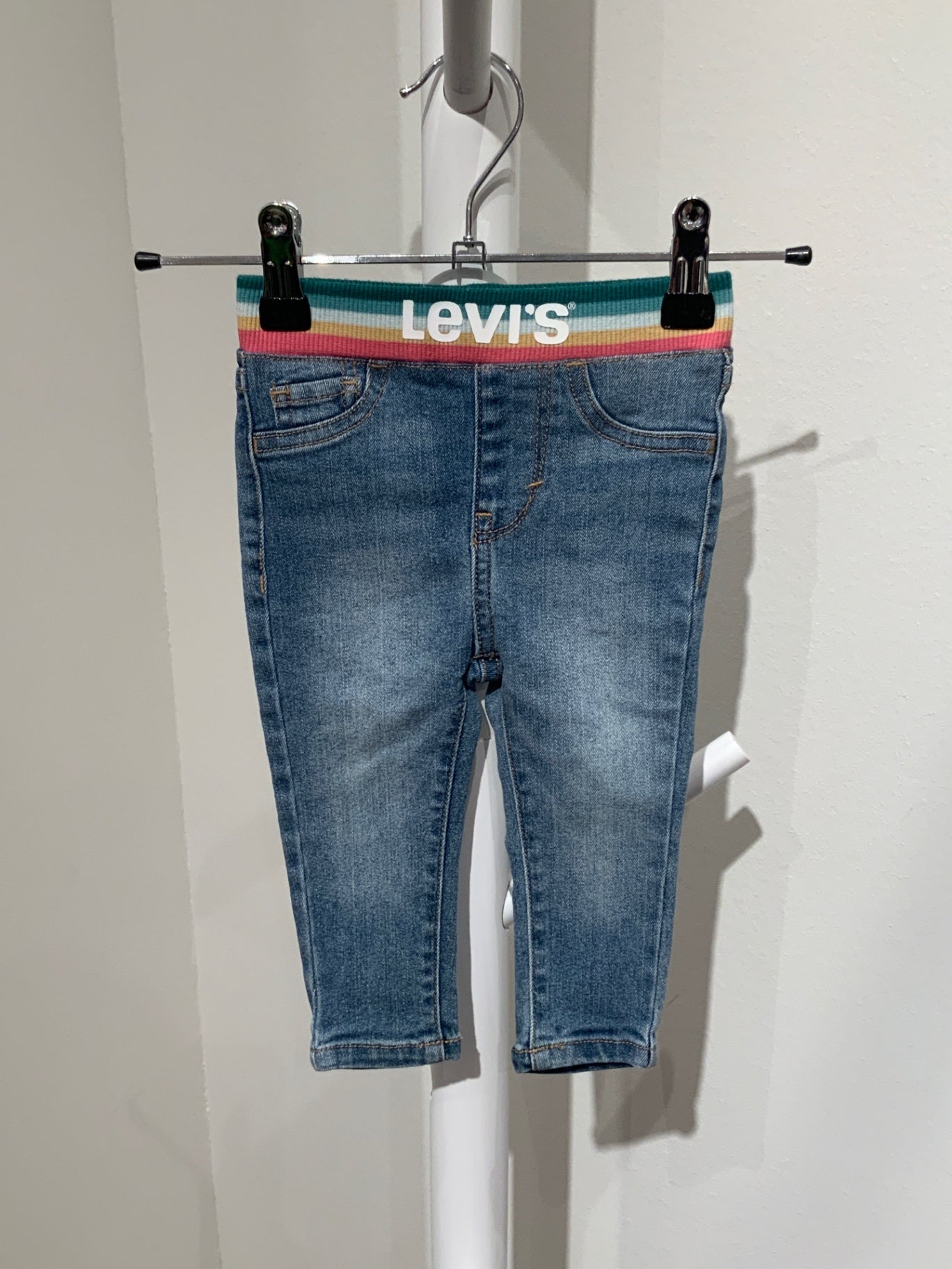 S Levi´s Jeans 74 Blå/Multifärgad