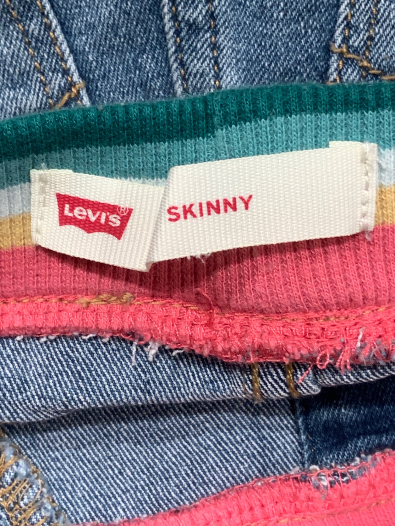 S Levi´s Jeans 74 Blå/Multifärgad
