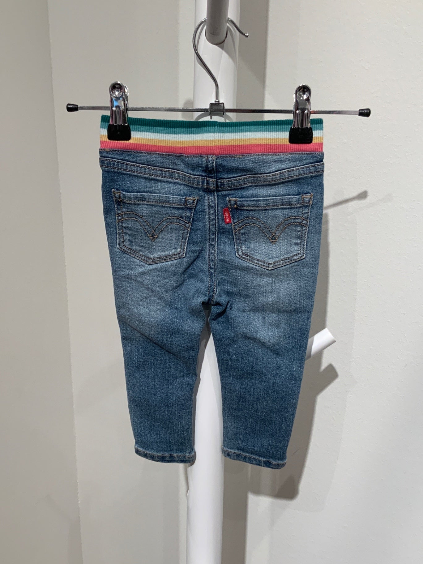 S Levi´s Jeans 74 Blå/Multifärgad