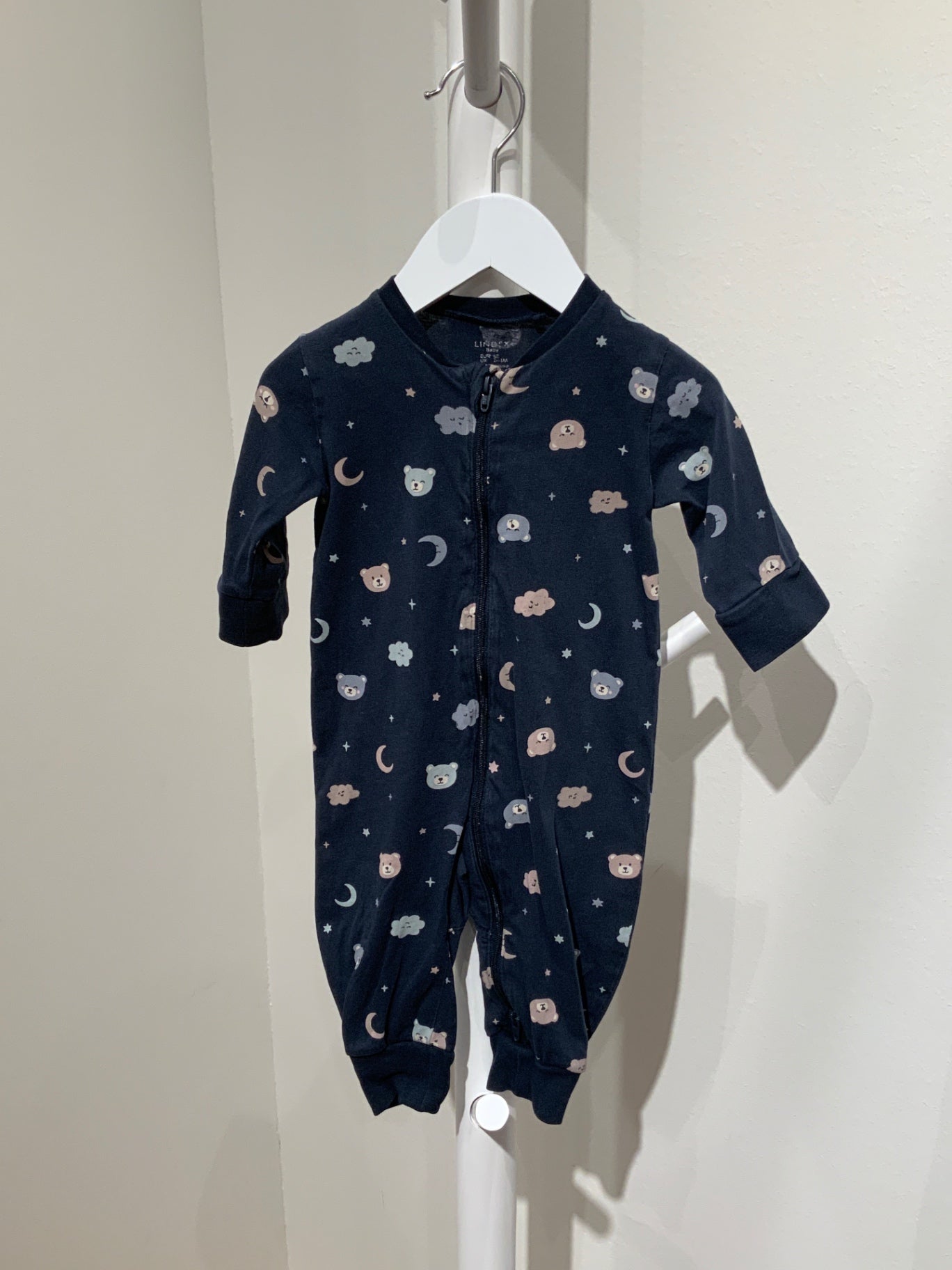 S Lindex Pyjamas 62 Mörkblå