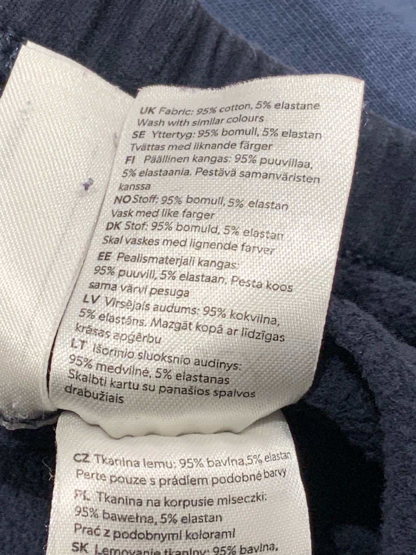 S Lindex Byxor 104 Blå