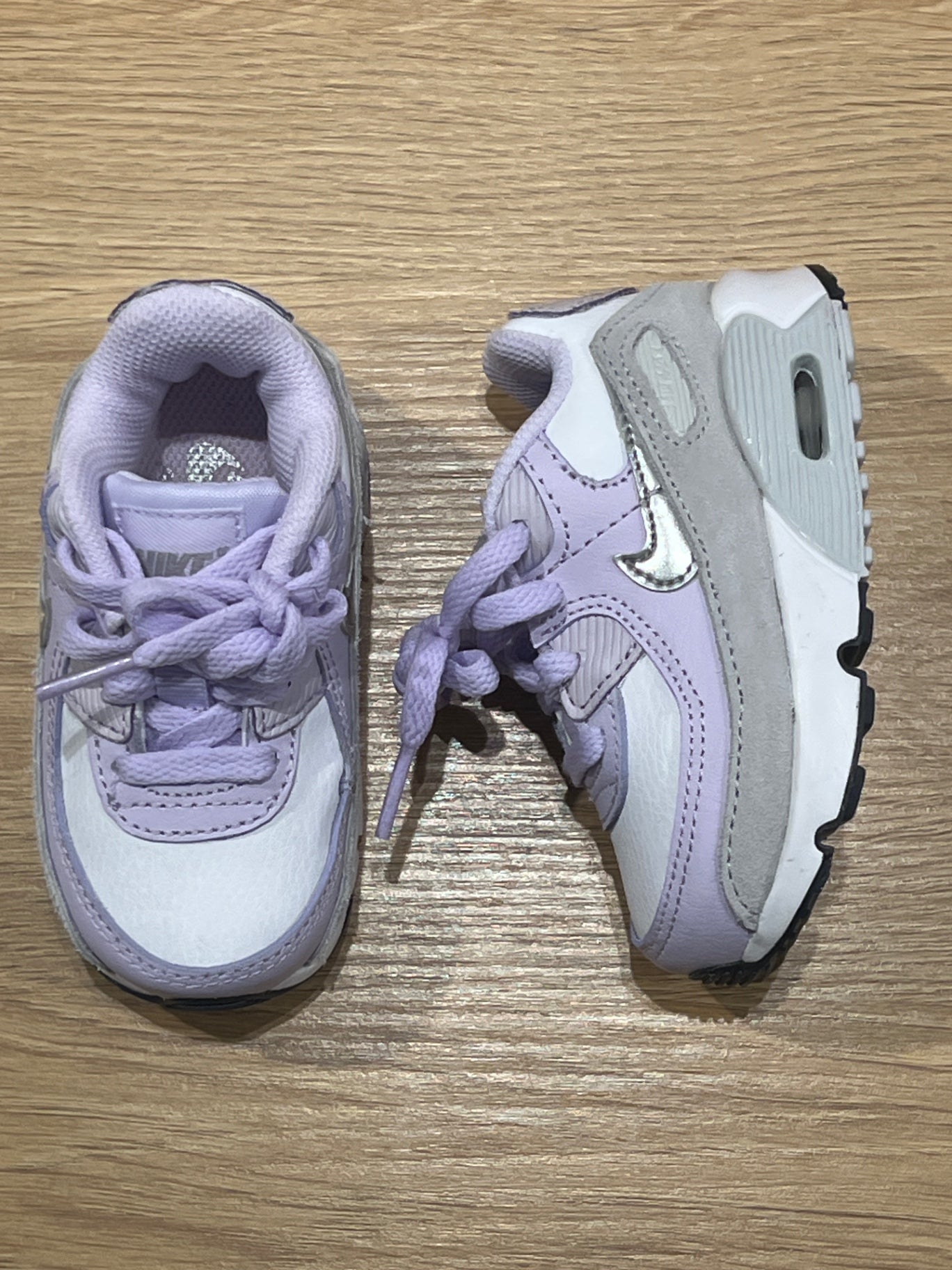 S Nike Sneakers 21 Lila/Vit/Grå Air Max 90 LTR