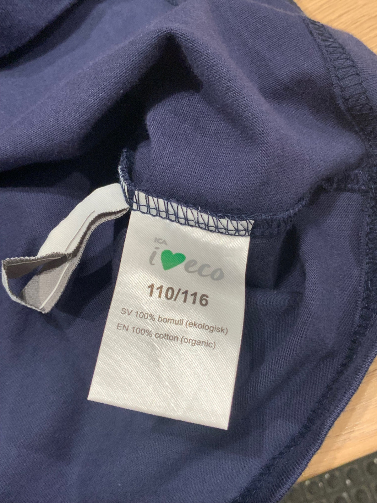 S Ica Eco T-shirt 110 Blå