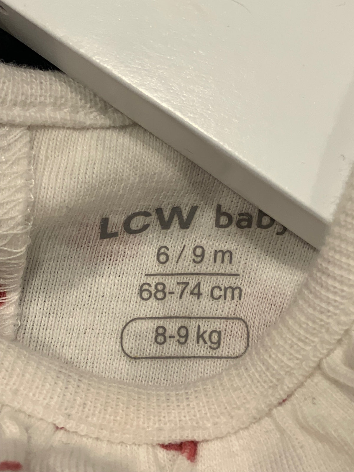 S LCW baby Set body+shorts 74 Vit/Blommig