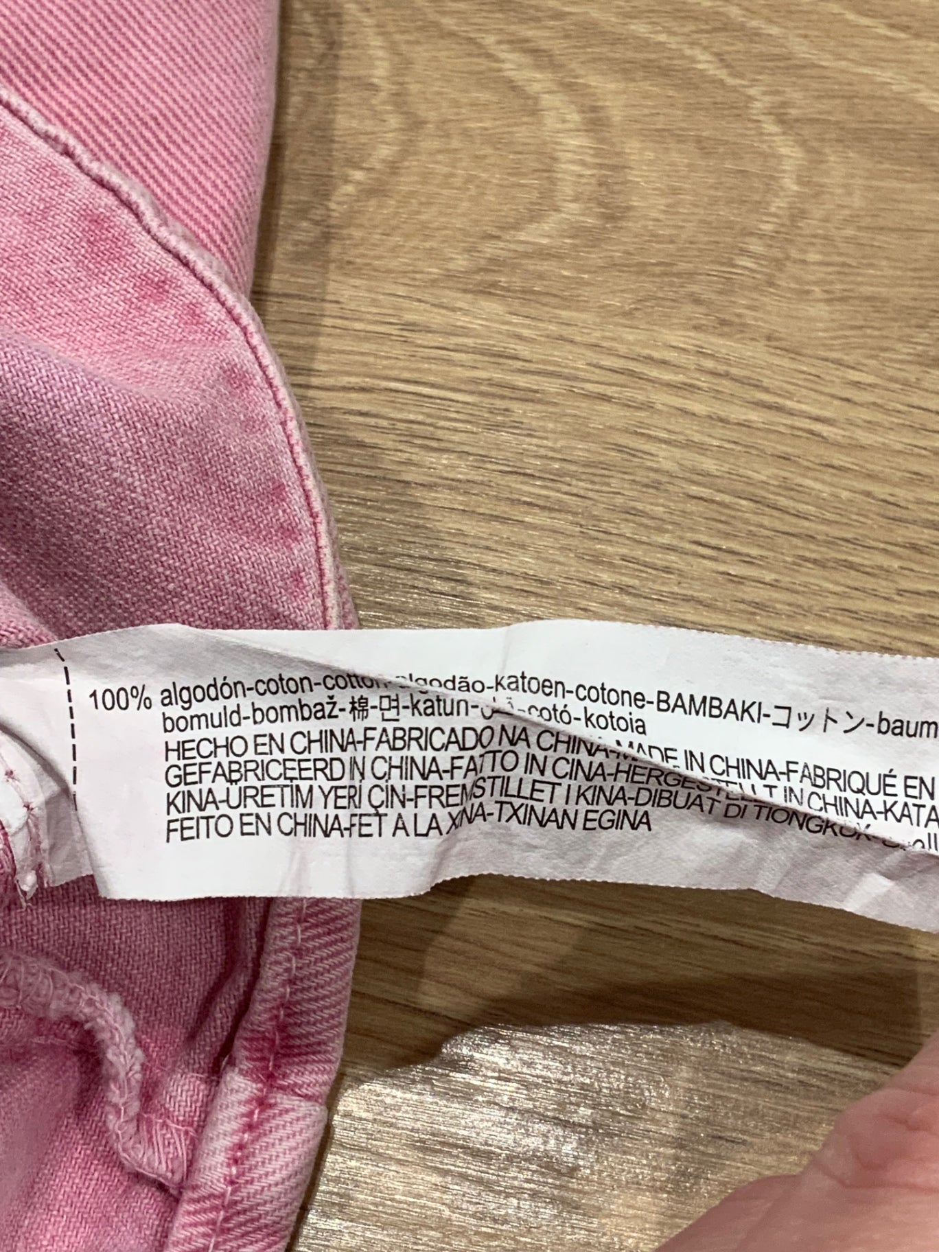 S Zara Jeansklänning 80 Rosa