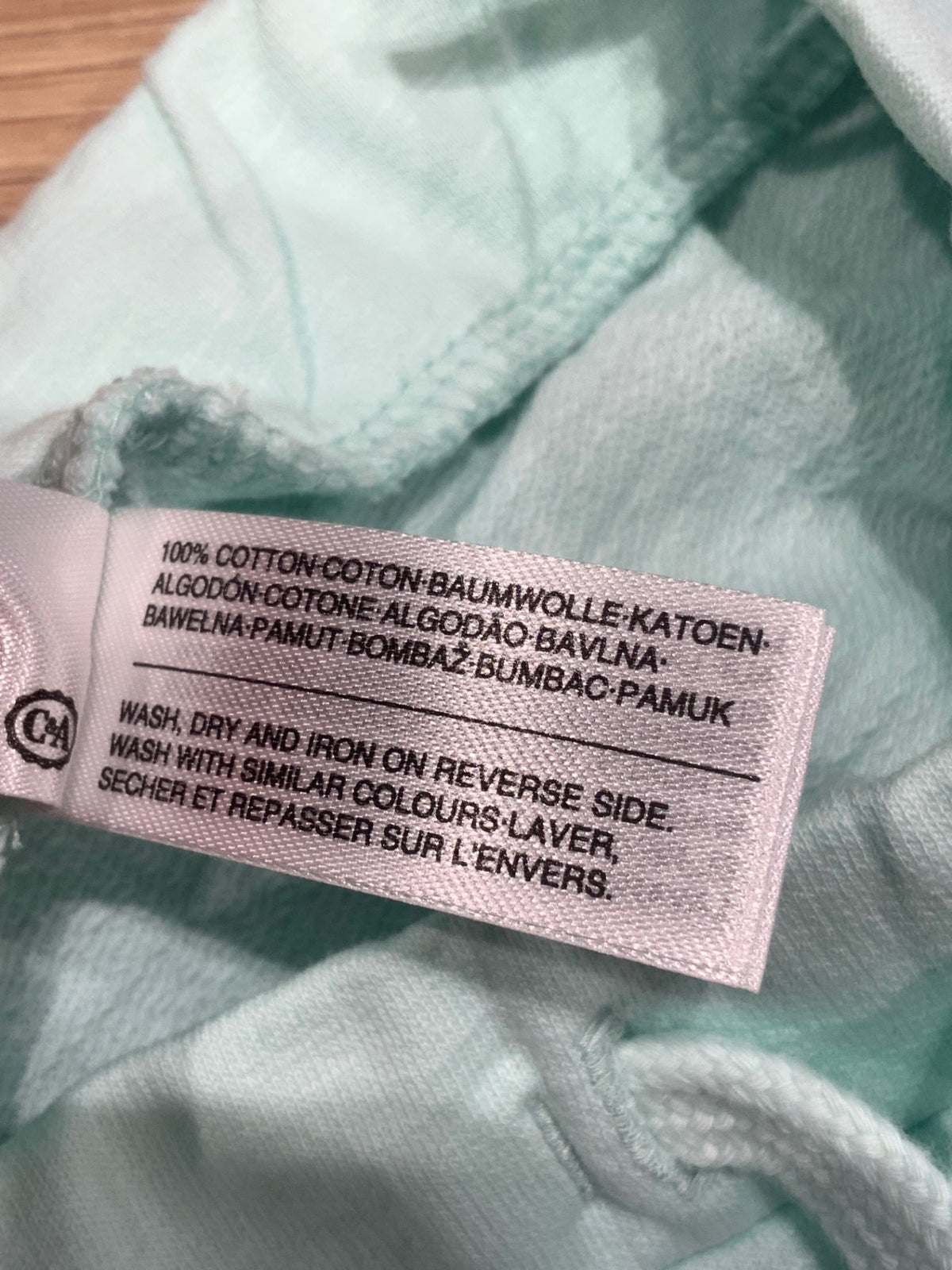 S C&A Shorts 74 mintgrön