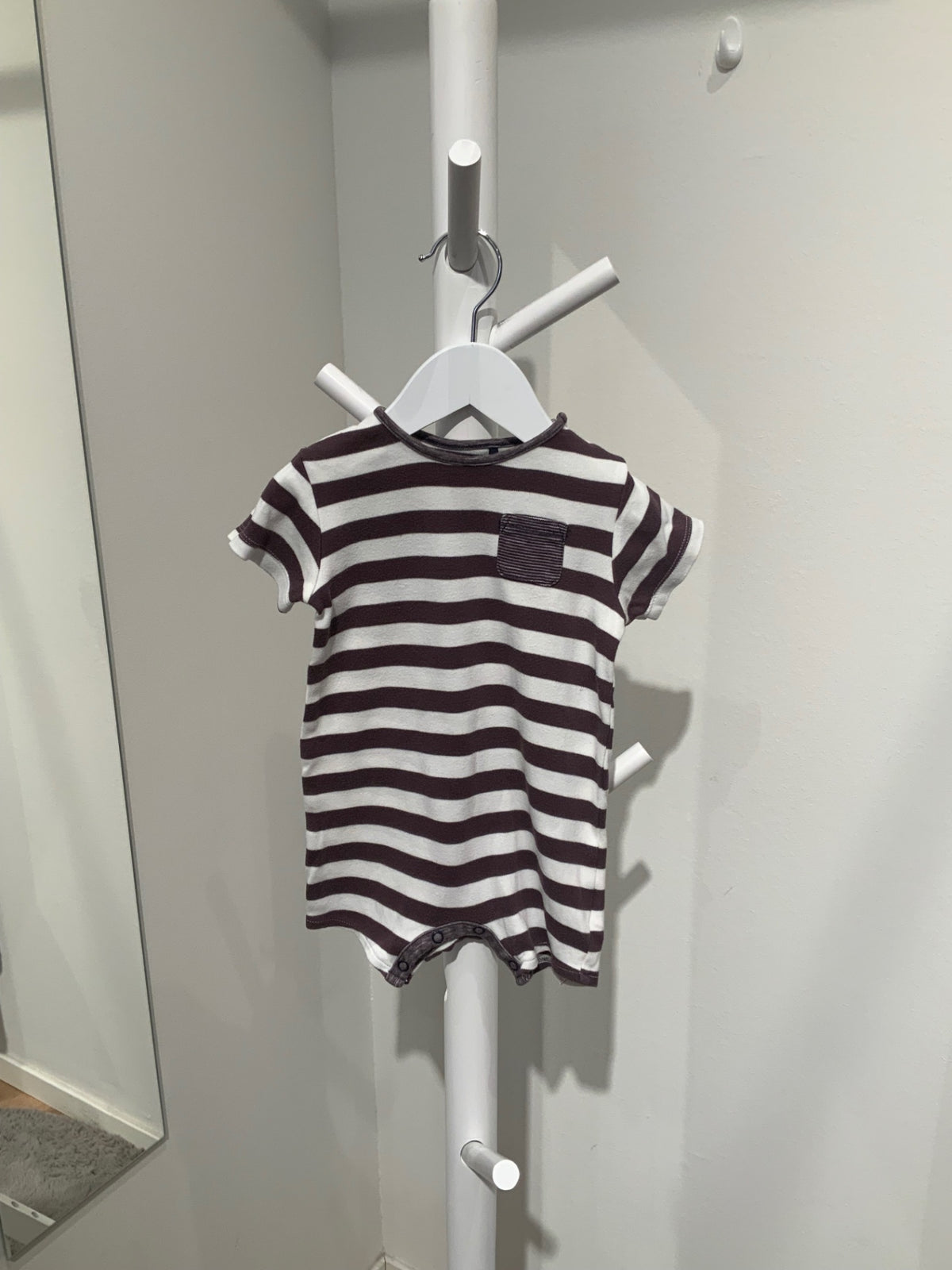 S Next baby Onsesie 80 randig