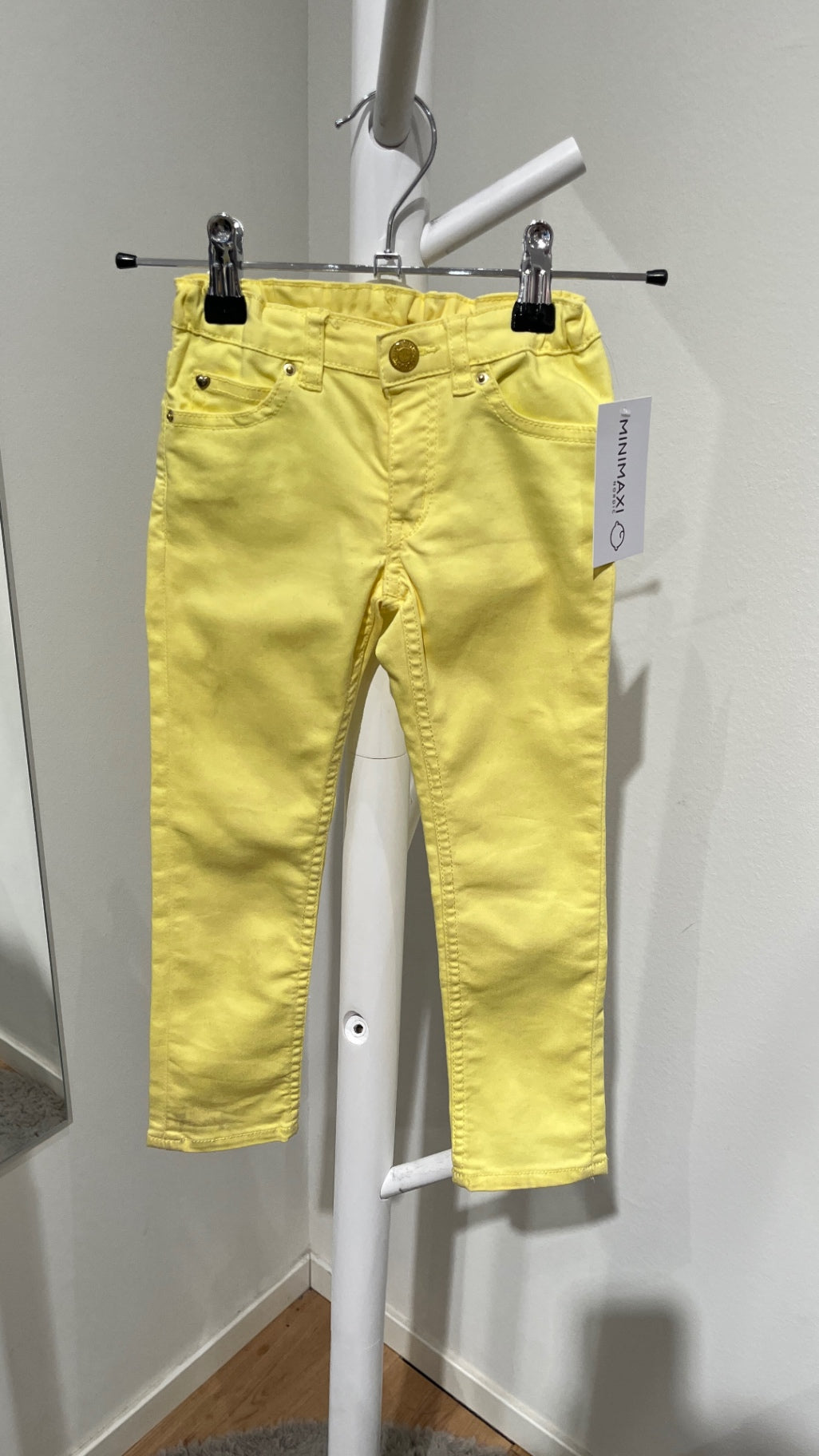 S H&M Byxor 104 Gul