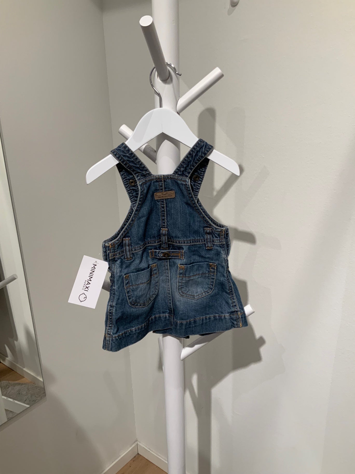 S LOGG Jeansklänning 62 blå